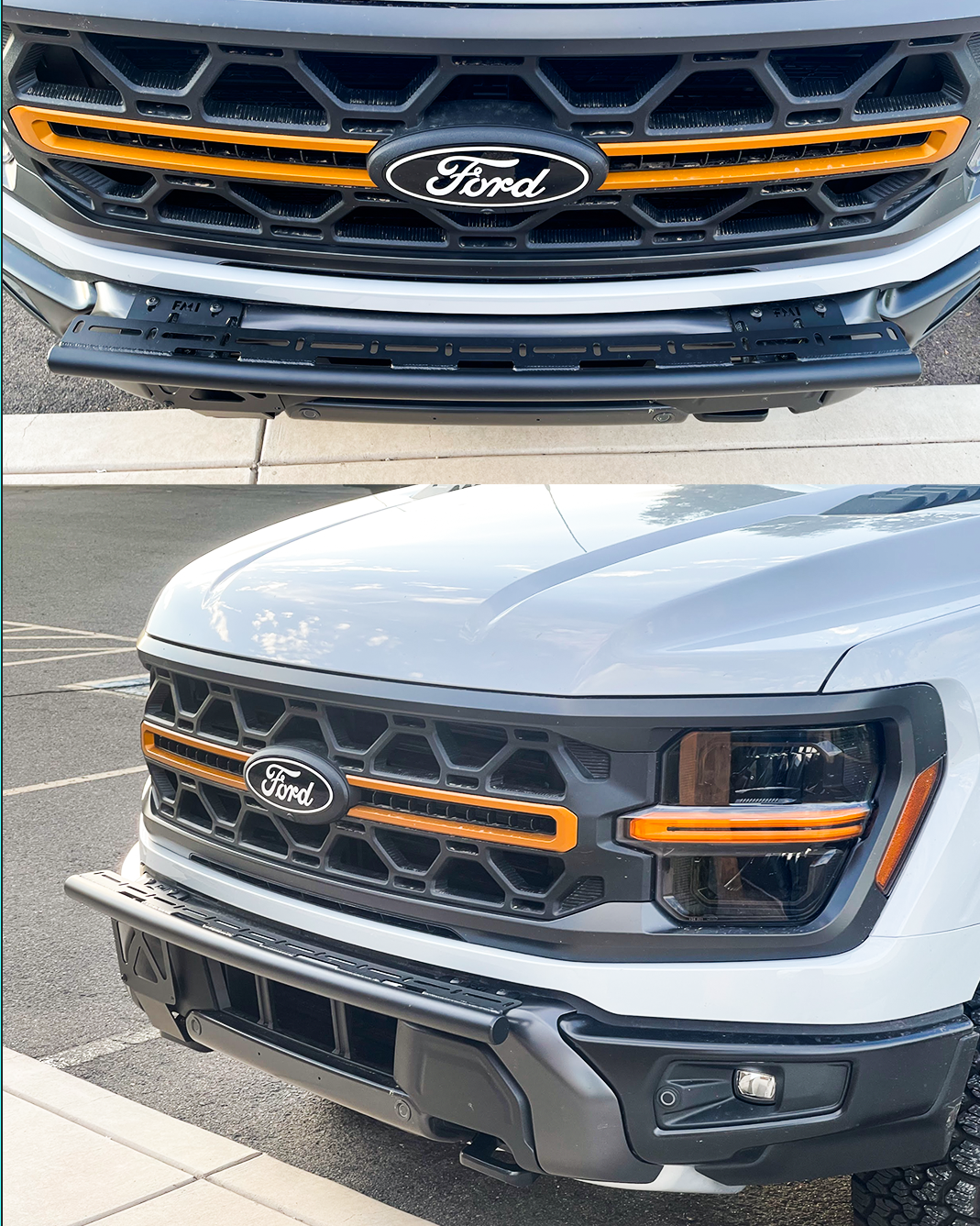 Foutz Motorsports Front Light Mount (modular bumper) 2025 Ford F-150 Tremor
