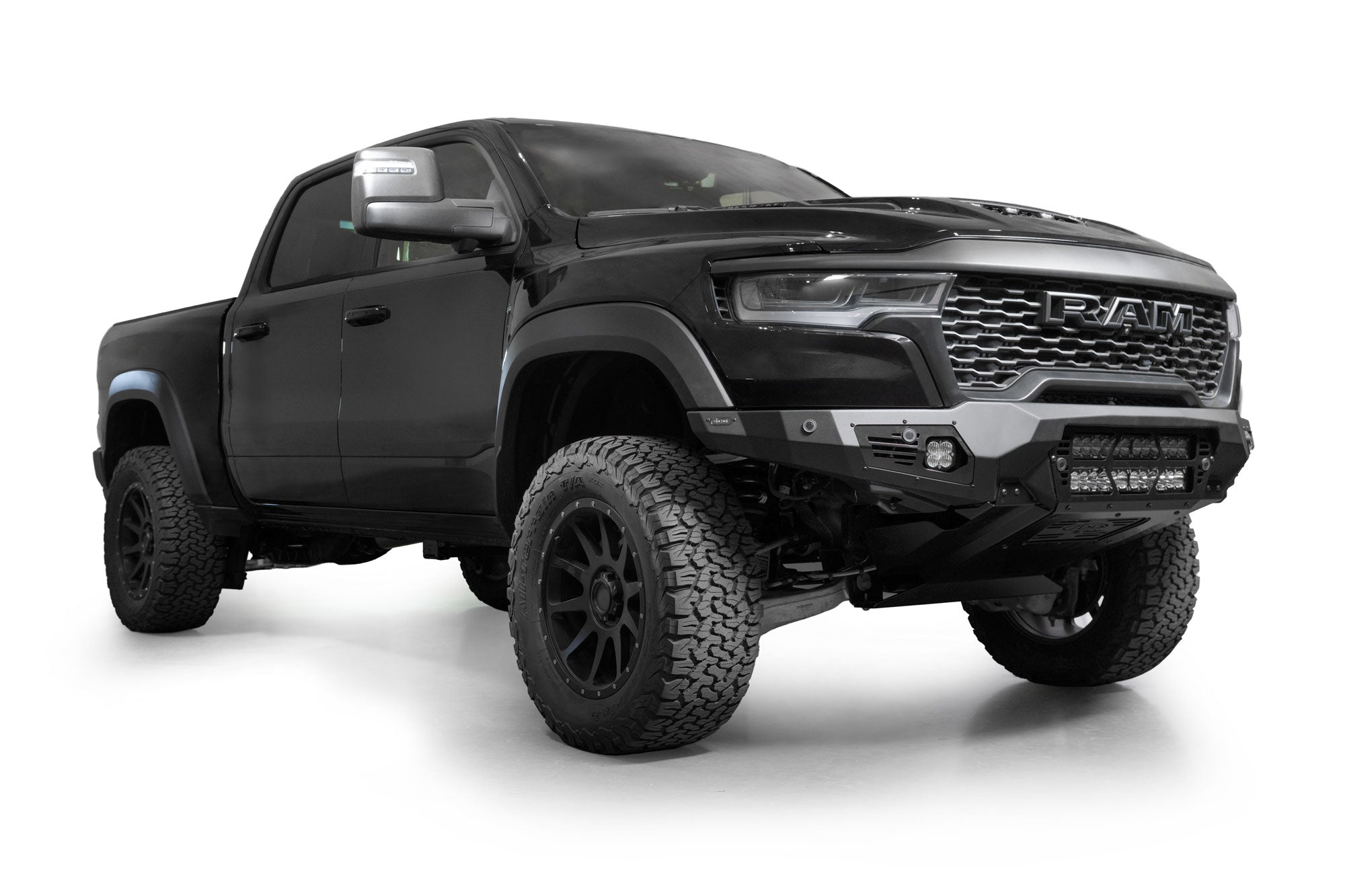 2025 Ram RHO Bomber Front Bumper (20 Inch Lights) - Apollo Off-Road