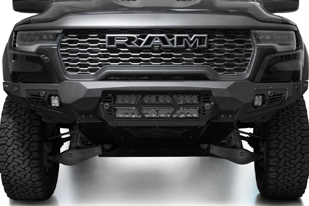 2025 Ram RHO Bomber Front Bumper (20 Inch Lights) - Apollo Off-Road
