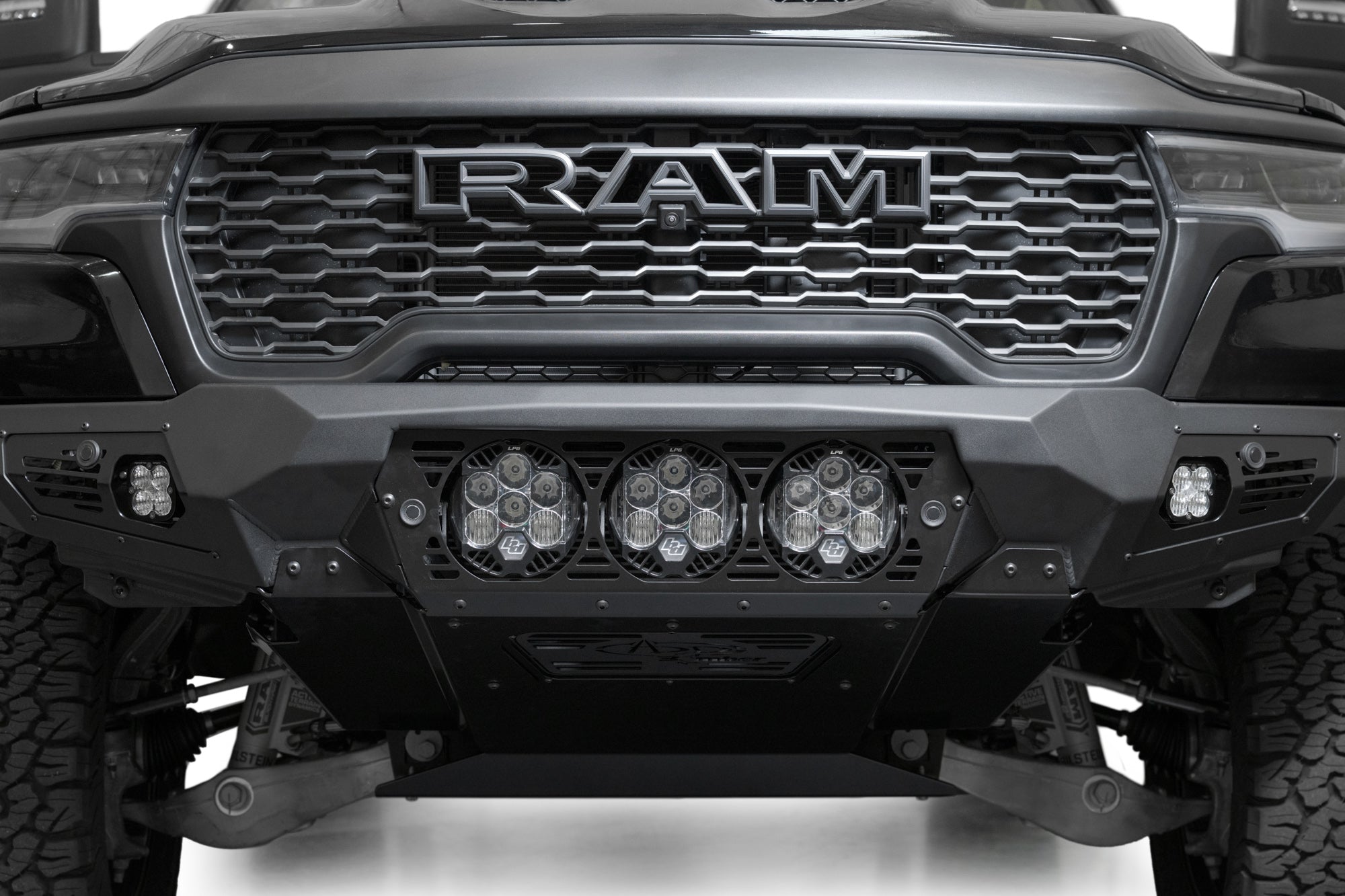 2025 Ram RHO Bomber Front Bumper (Baja) - Apollo Off-Road