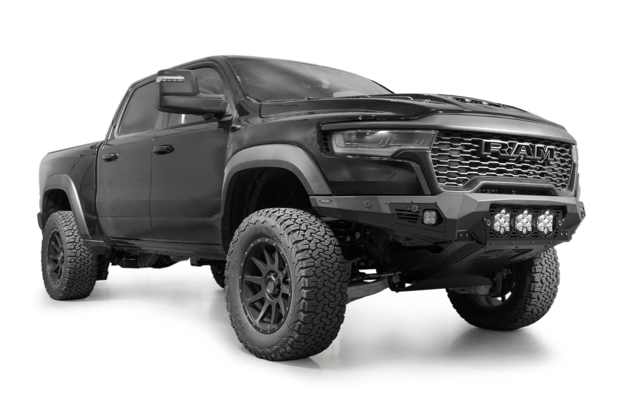 2025 Ram RHO Bomber Front Bumper (Baja) - Apollo Off-Road
