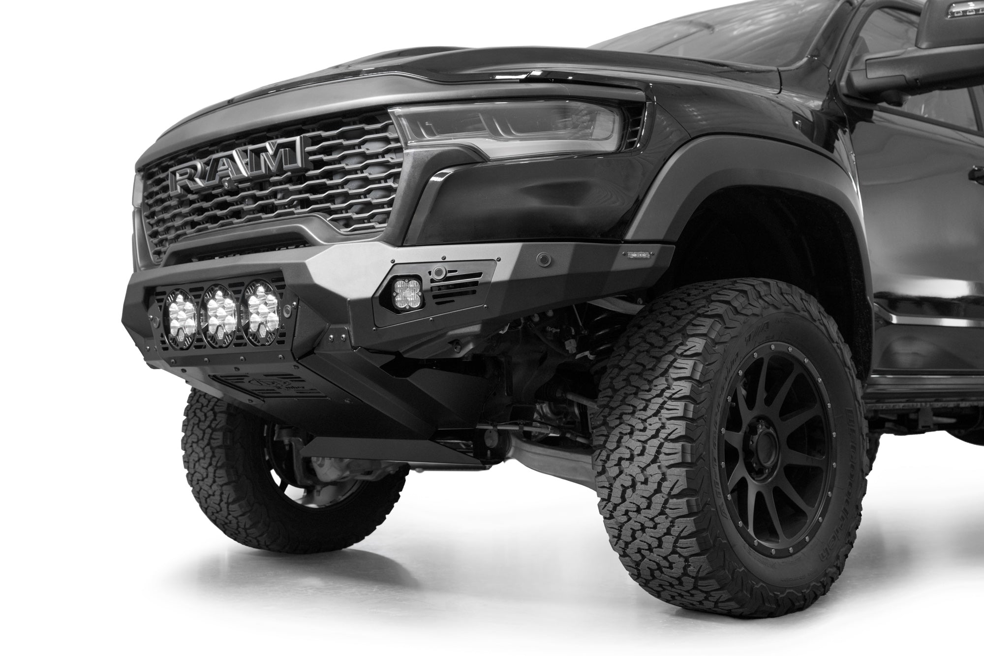 2025 Ram RHO Bomber Front Bumper (Baja) - Apollo Off-Road