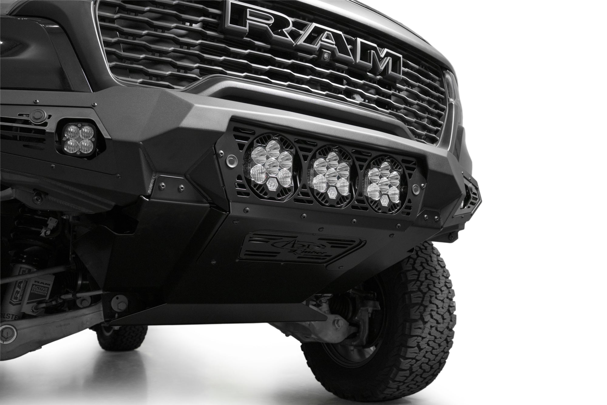 2025 Ram RHO Bomber Front Bumper (Baja) - Apollo Off-Road
