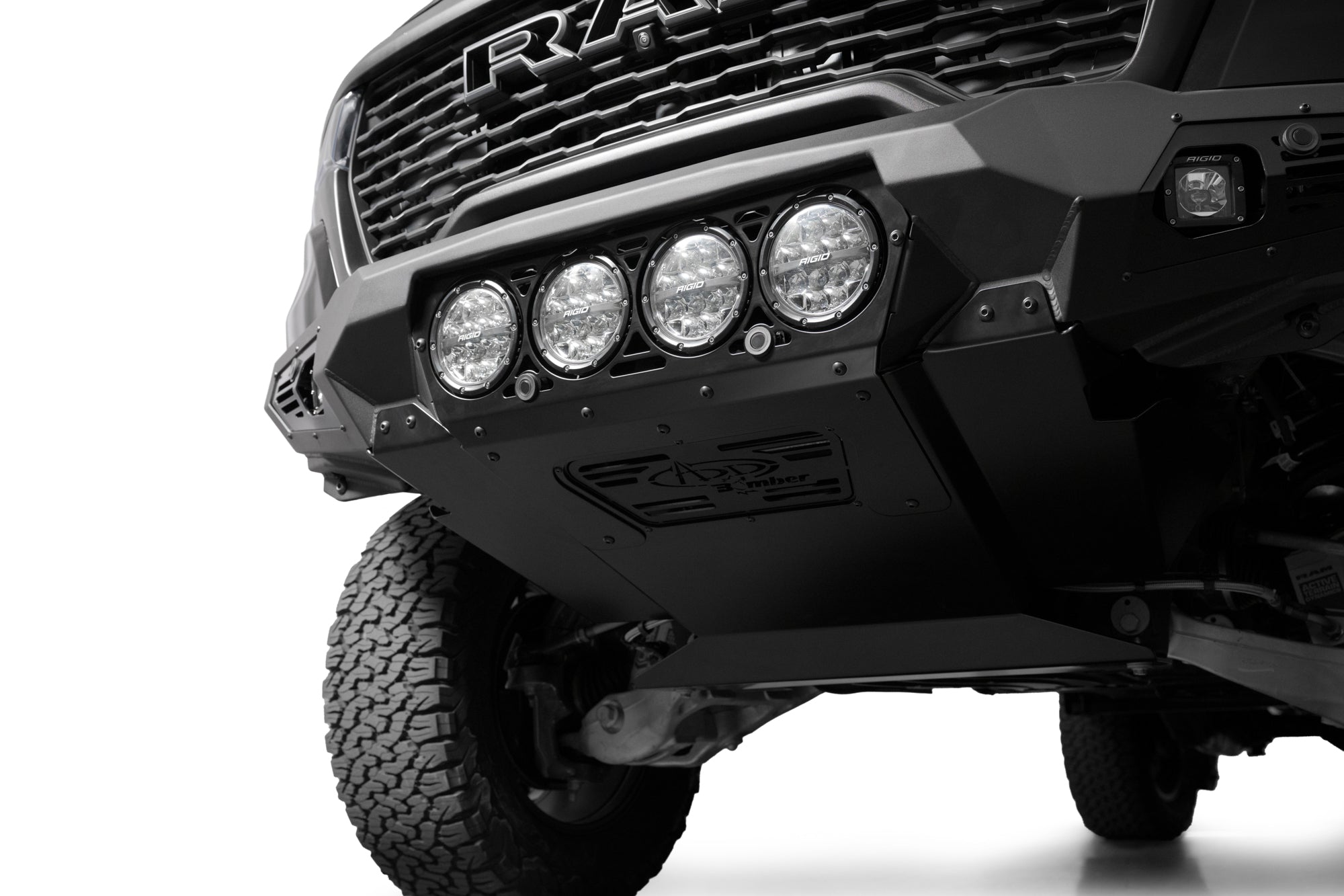 2025 Ram RHO Bomber Front Bumper (Rigid) - Apollo Off-Road