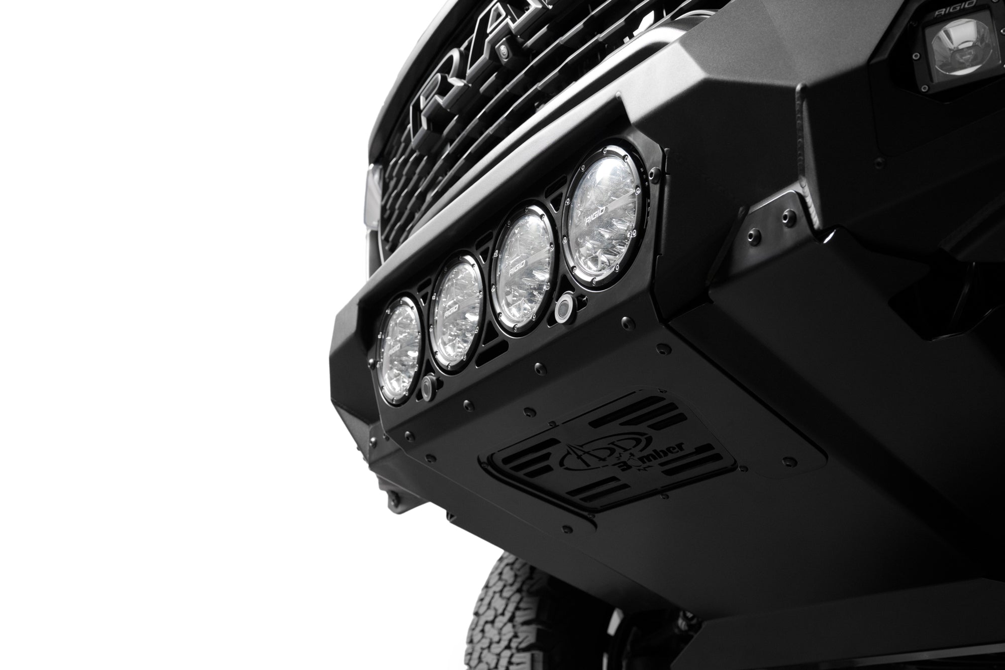 2025 Ram RHO Bomber Front Bumper (Rigid) - Apollo Off-Road