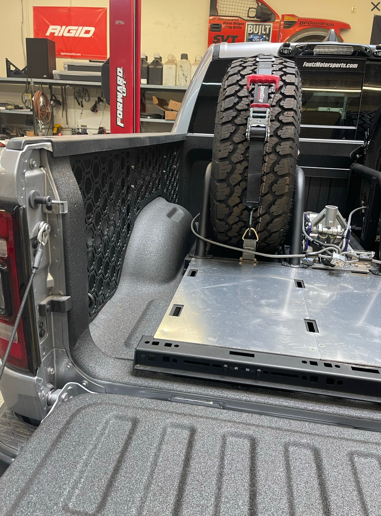 Foutz Motorsports Bed Organizer Panel kit - one side 2027 Ram 1500 TRX