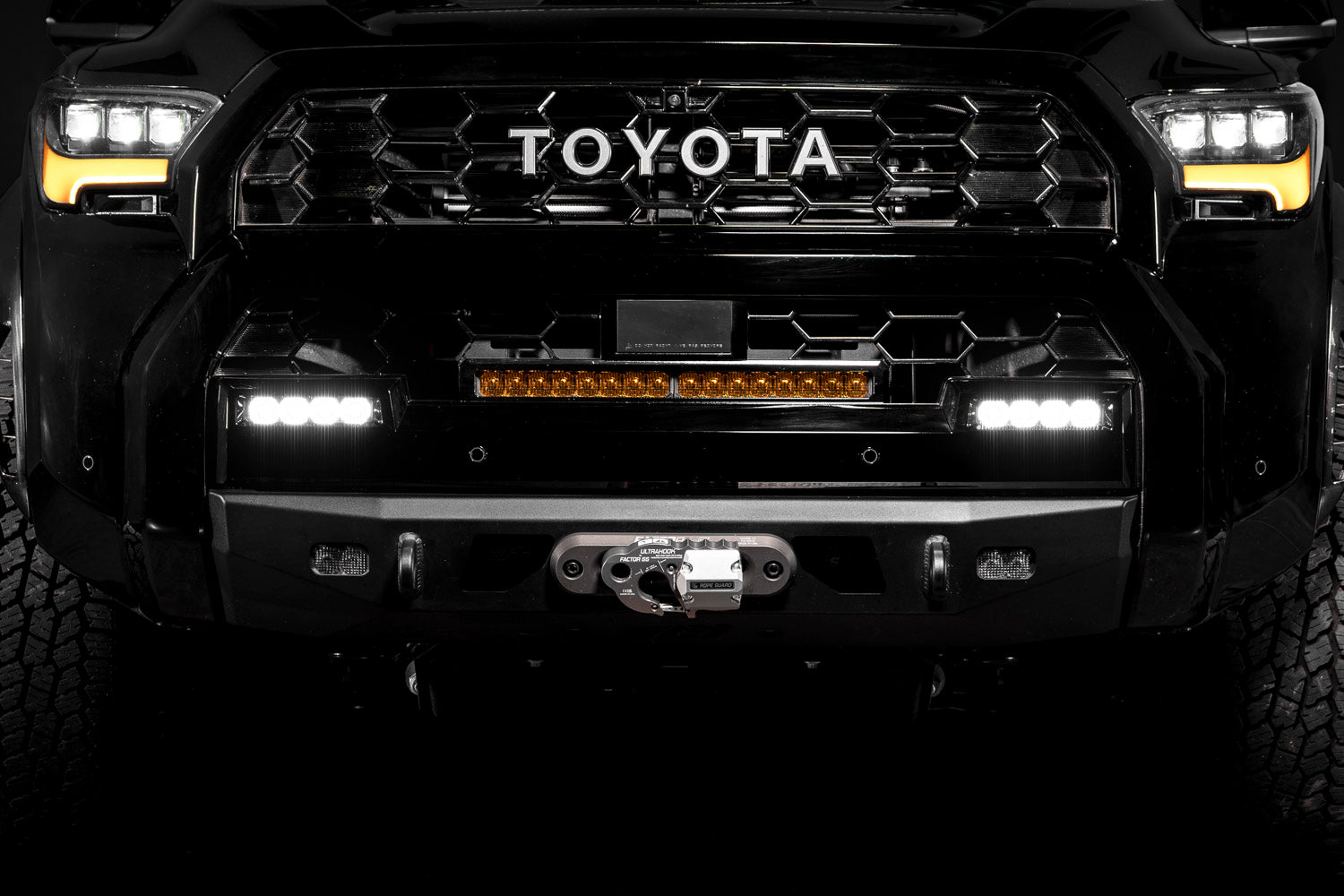 Diode Dynamics Tacoma 2024 Fog SS6 Sport LED Kit Yellow
