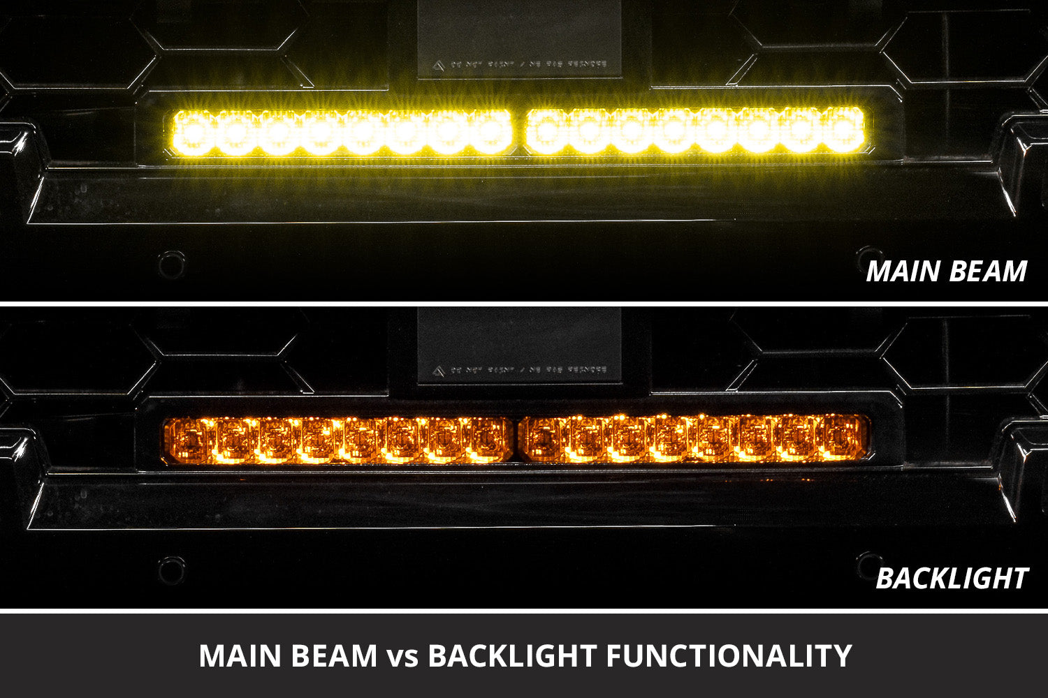 Diode Dynamics TRD Pro Grille SS20 Pro Yellow Driving for 2025-2026 Toyota 4Runner