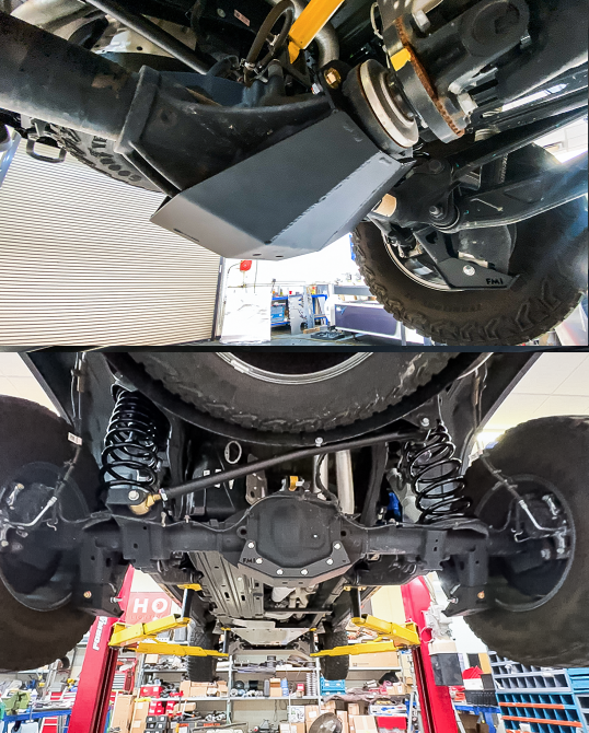 Foutz Motorsports Rear Differential Skid Plate Kit 2027 Ram 1500 TRX