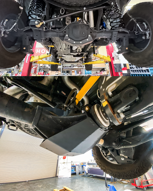 Foutz Motorsports Rear Differential Skid Plate Kit 2027 Ram 1500 TRX