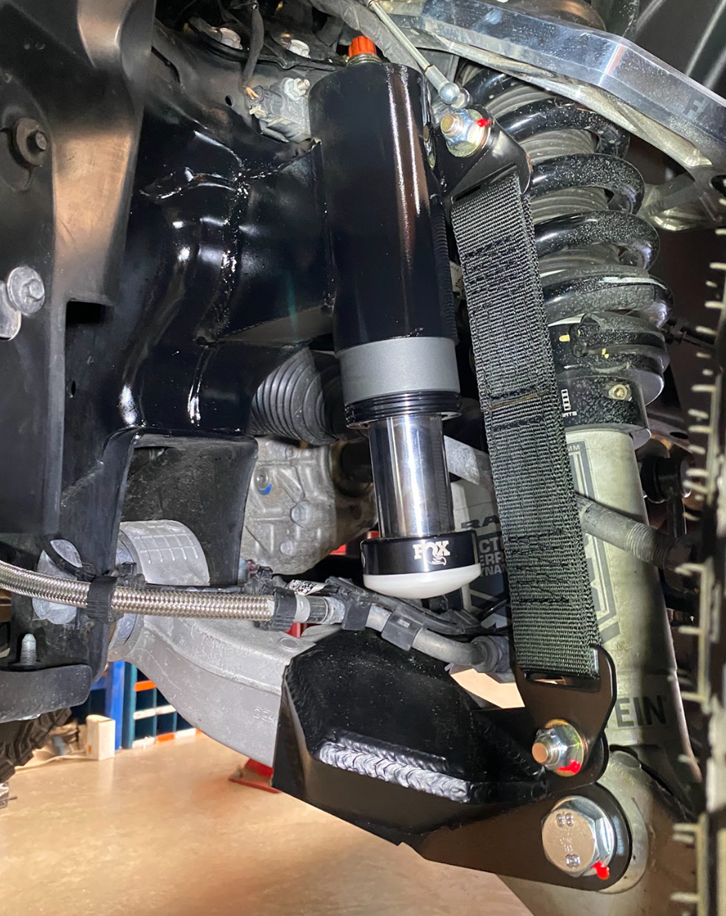 Foutz Motorsports Front Limit Strap & Bump Stop Kit - Stock Lower Arm 2027 Ram 1500 TRX