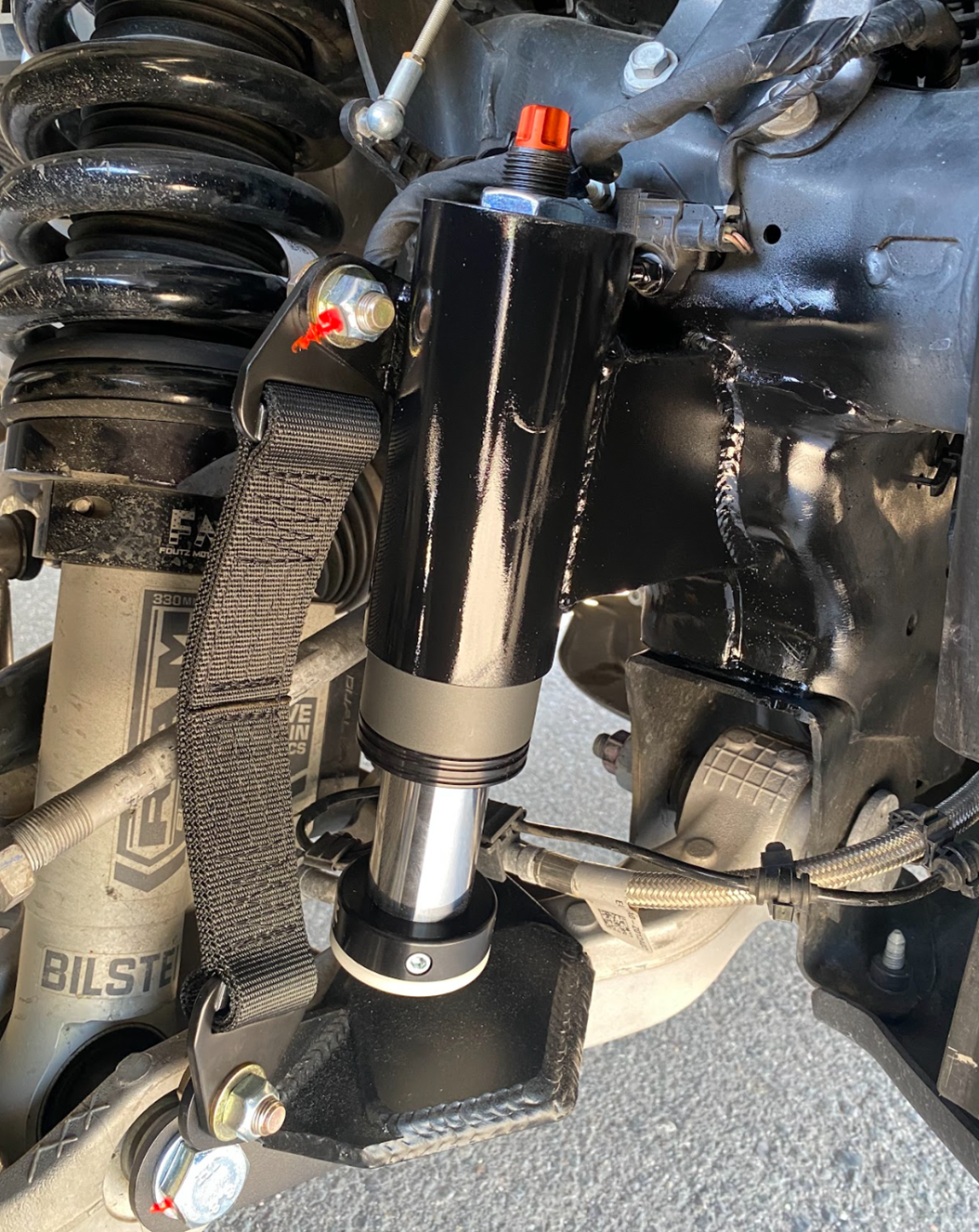 Foutz Motorsports Front Limit Strap & Bump Stop Kit - Stock Lower Arm 2027 Ram 1500 TRX