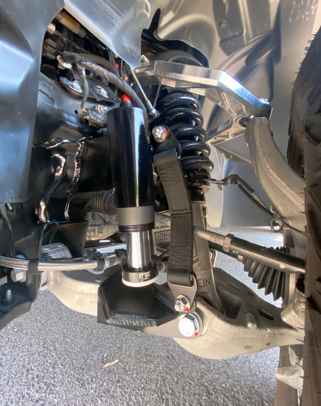 Foutz Motorsports Front Limit Strap & Bump Stop Kit - Stock Lower Arm 2027 Ram 1500 TRX