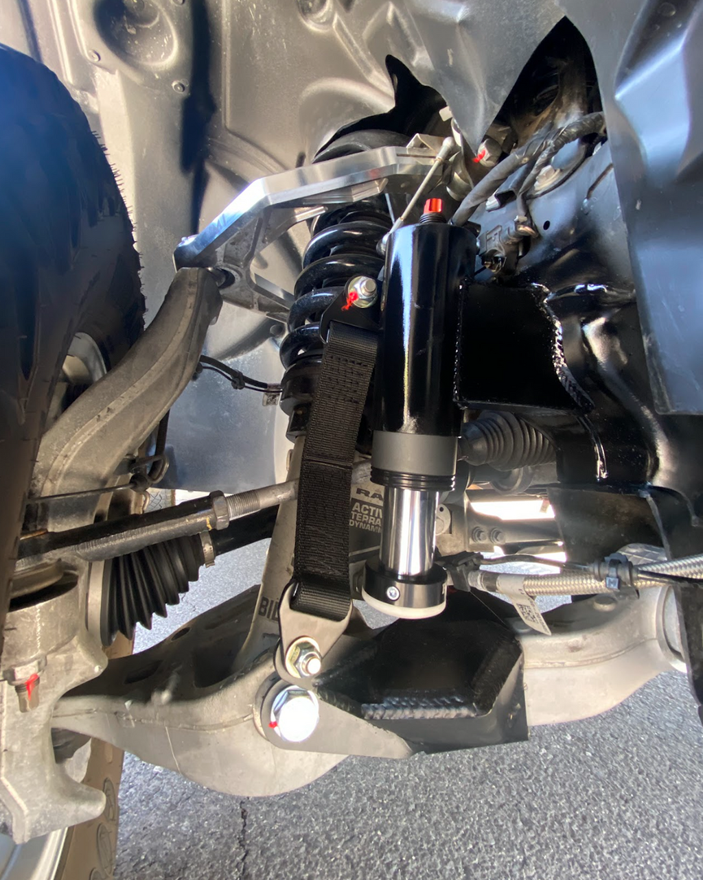 Foutz Motorsports Front Limit Strap & Bump Stop Kit - Stock Lower Arm 2027 Ram 1500 TRX