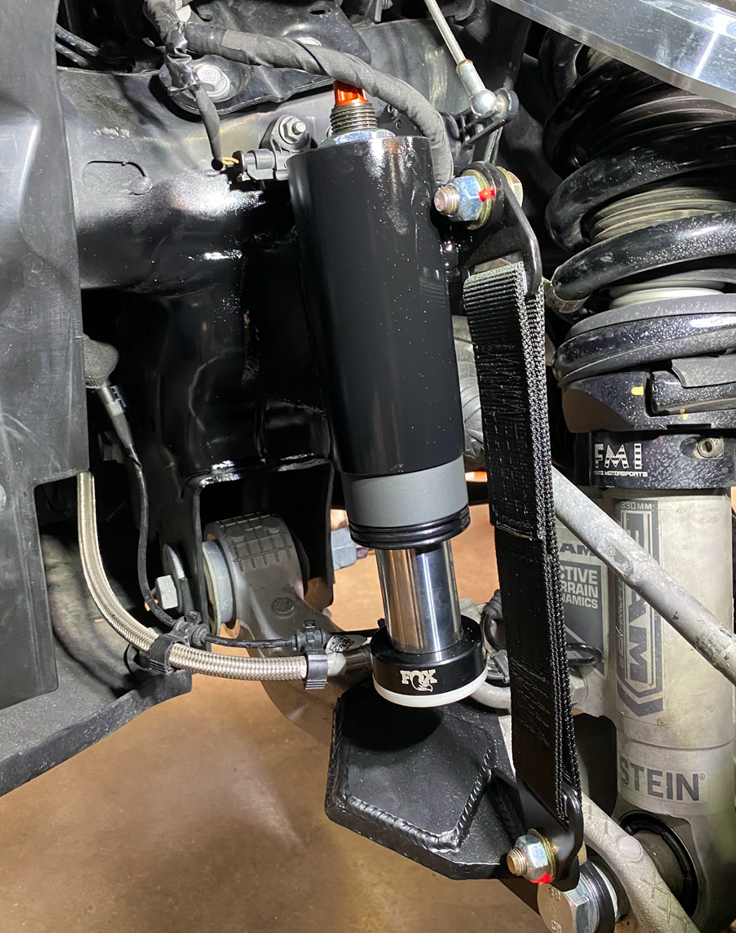 Foutz Motorsports Front Limit Strap & Bump Stop Kit - Stock Lower Arm 2027 Ram 1500 TRX