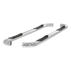 ARIES 3" Round Polished Stainless Side Bars, 1999-2016 Ford F-250/F-350 Super Duty, 2008-2016 Ford F-450 Super Duty