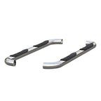 ARIES 3" Round Polished Stainless Side Bars, 1999-2016 Ford F-250/F-350 Super Duty