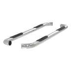 ARIES 3" Round Polished Stainless Side Bars, 2009-2014 Ford F-150