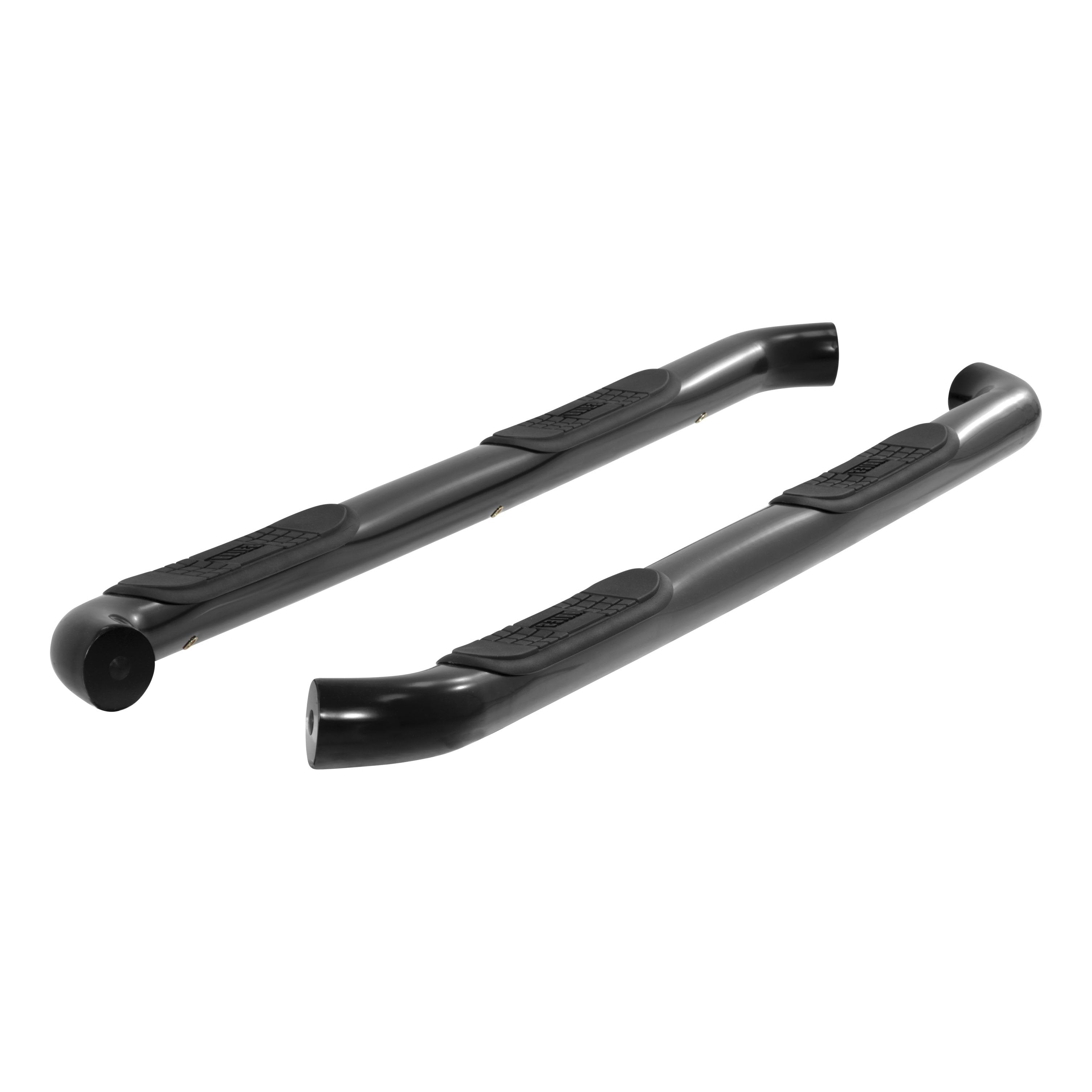 ARIES 3" Round Black Steel Side Bars, 2019 Chevy/GMC Silverado/Sierra 1500 LD/Limited