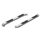 ARIES 3" Round Polished Stainless Side Bars, 2023-2026 Chevy Colorado, 2023-2026 GMC Canyon
