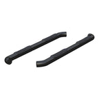 ARIES 3" Round Black Steel Side Bars, 2023-2026 Chevy Colorado, 2023-2026 GMC Canyon