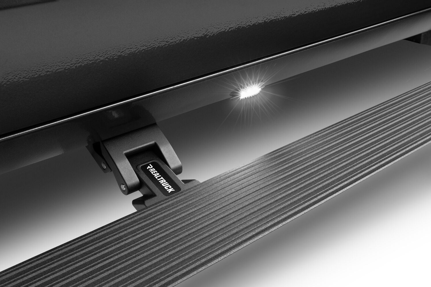 RealTruck VoltStep Electric Running Board Kit Textured Black 2019-2026 Ram 1500 Crew Cab Go Rhino