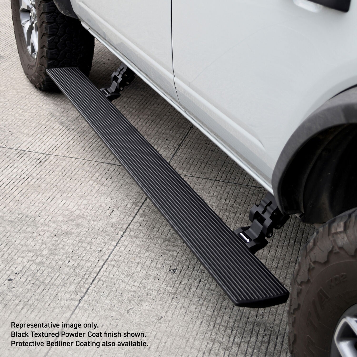 RealTruck VoltStep Electric Running Board Kit Protective Bedliner Coating 2019-2026 Ram 1500 Crew Cab Go Rhino