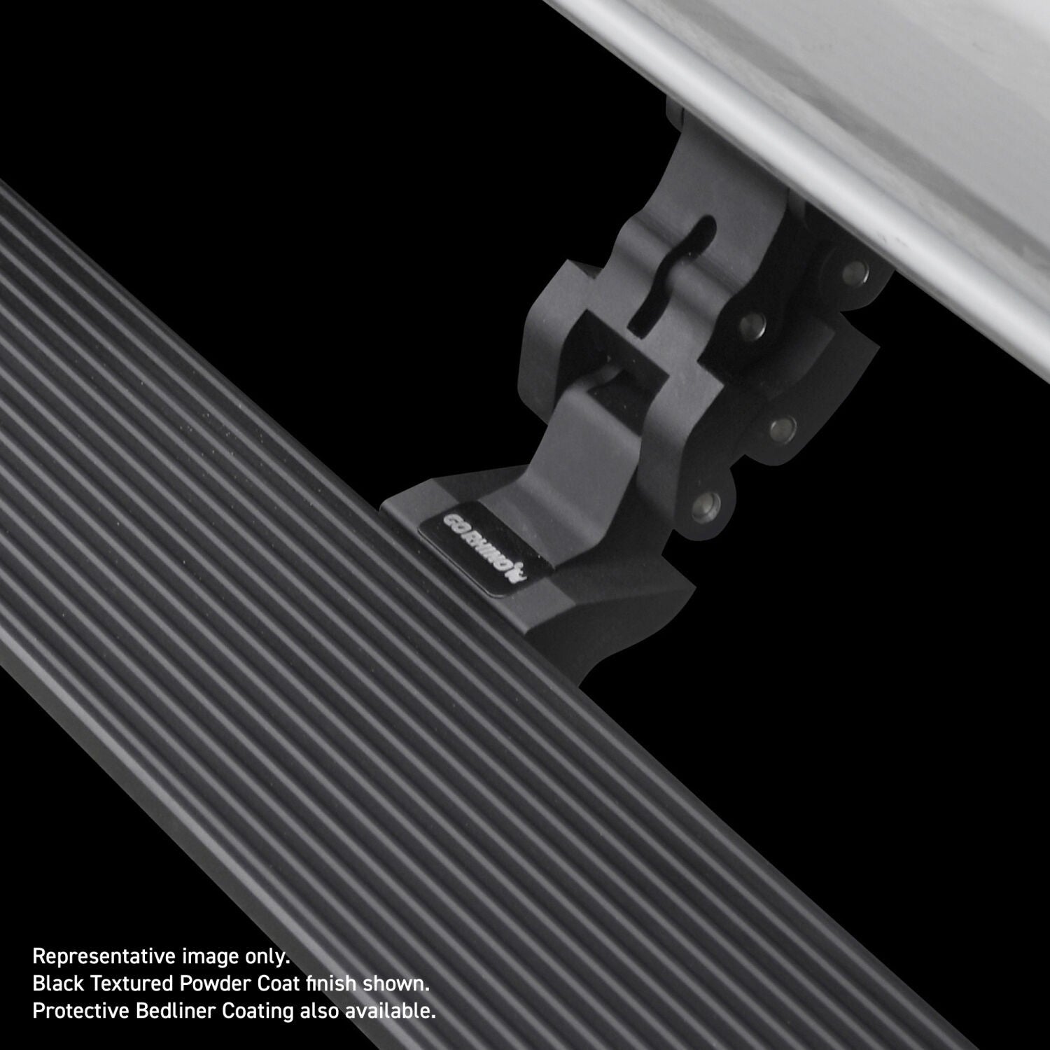 RealTruck VoltStep Electric Running Board Kit Protective Bedliner Coating 2019-2026 Ram 1500 Crew Cab Go Rhino
