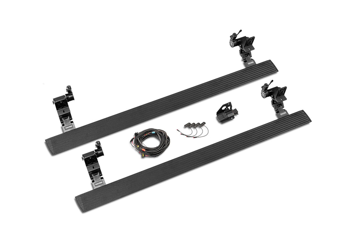 RealTruck VoltStep Electric Running Board Kit Textured Black 2014-2024 Toyota 4Runner Go Rhino