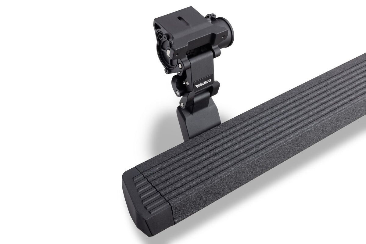 RealTruck VoltStep Electric Running Board Kit Protective Bedliner Coating 2018-2026 Jeep Wrangler Go Rhino
