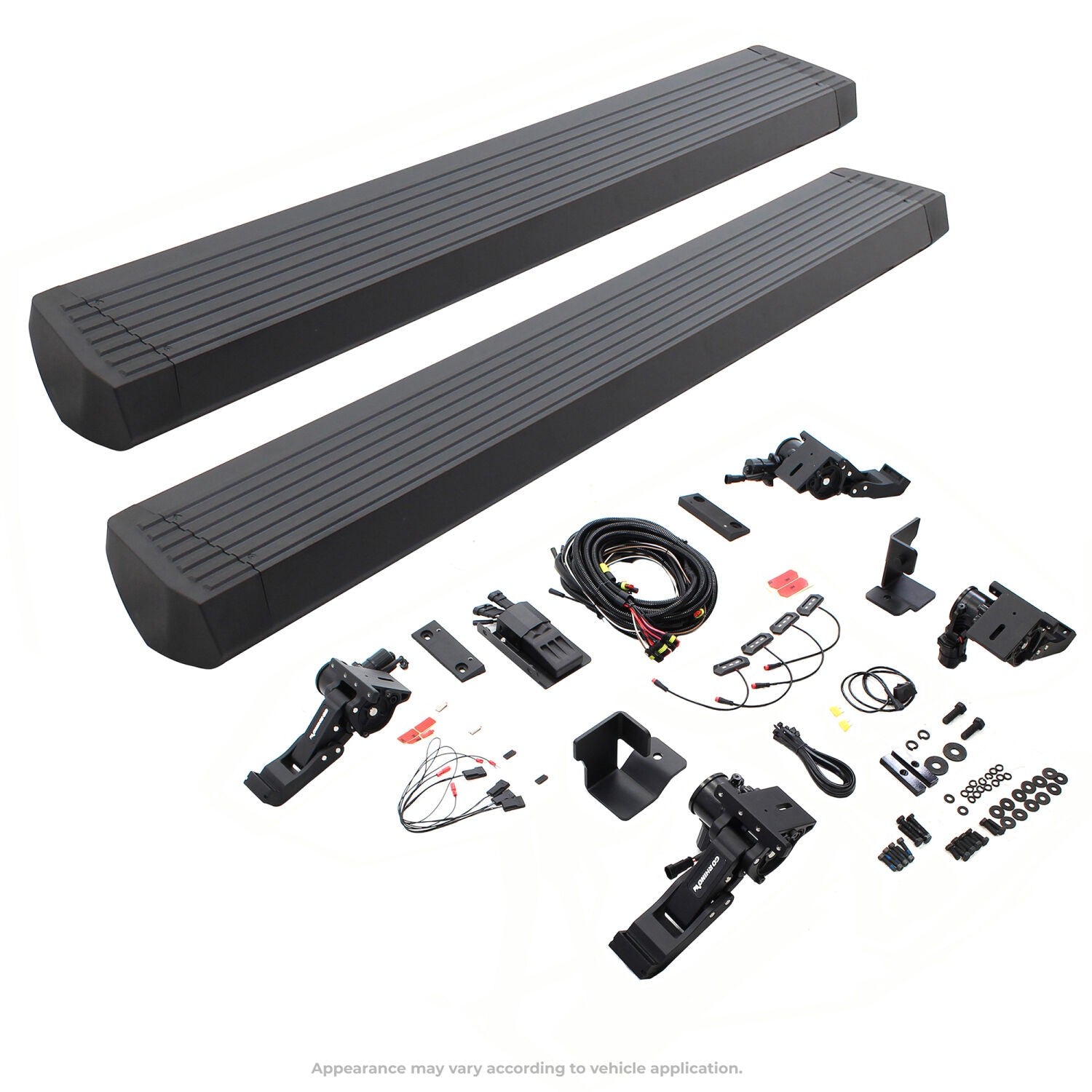 VoltSteps With Mounting Brackets Textured Black 2018-2026 Jeep Wrangler Go Rhino