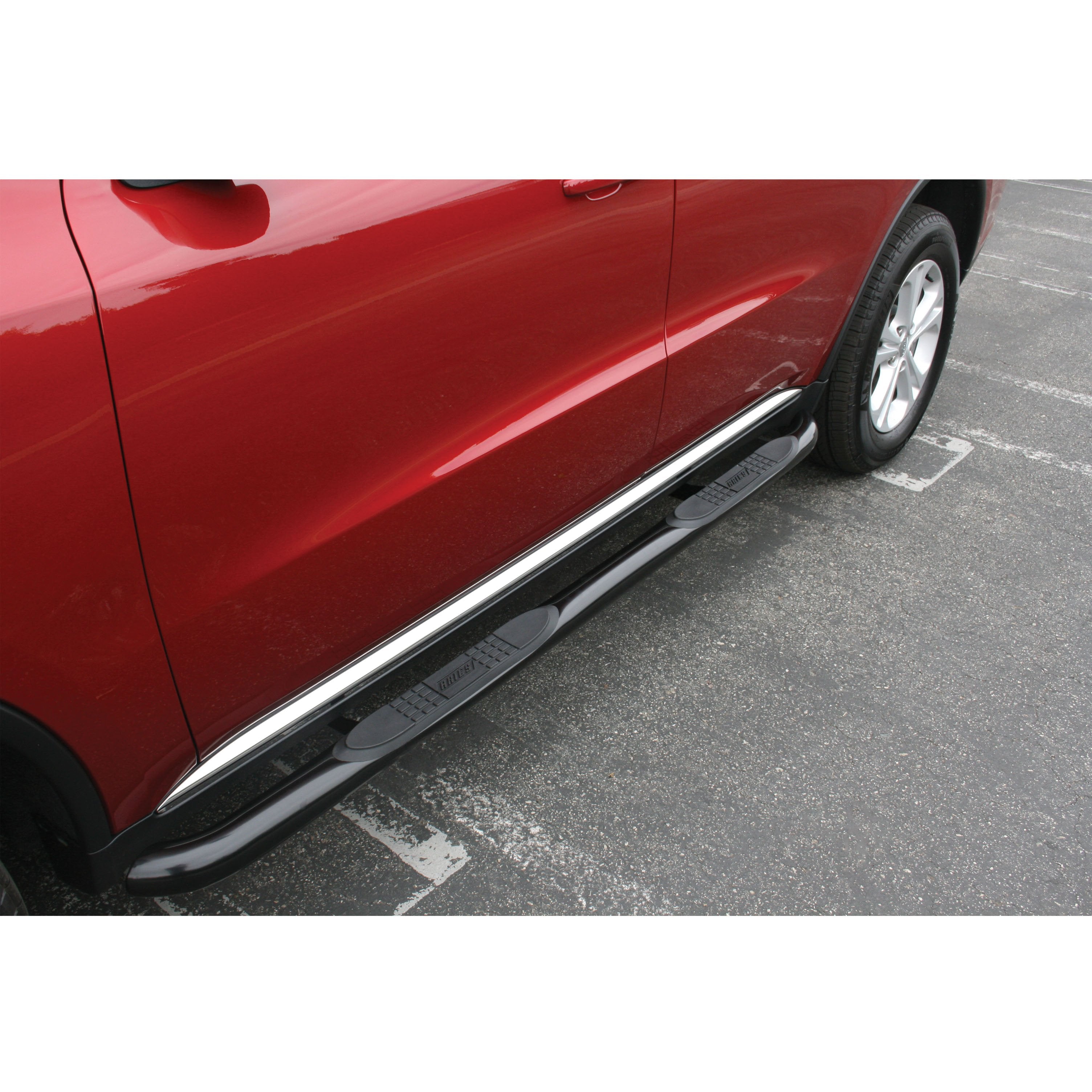 ARIES 3" Round Black Steel Side Bars, 2011-2026 Dodge Durango