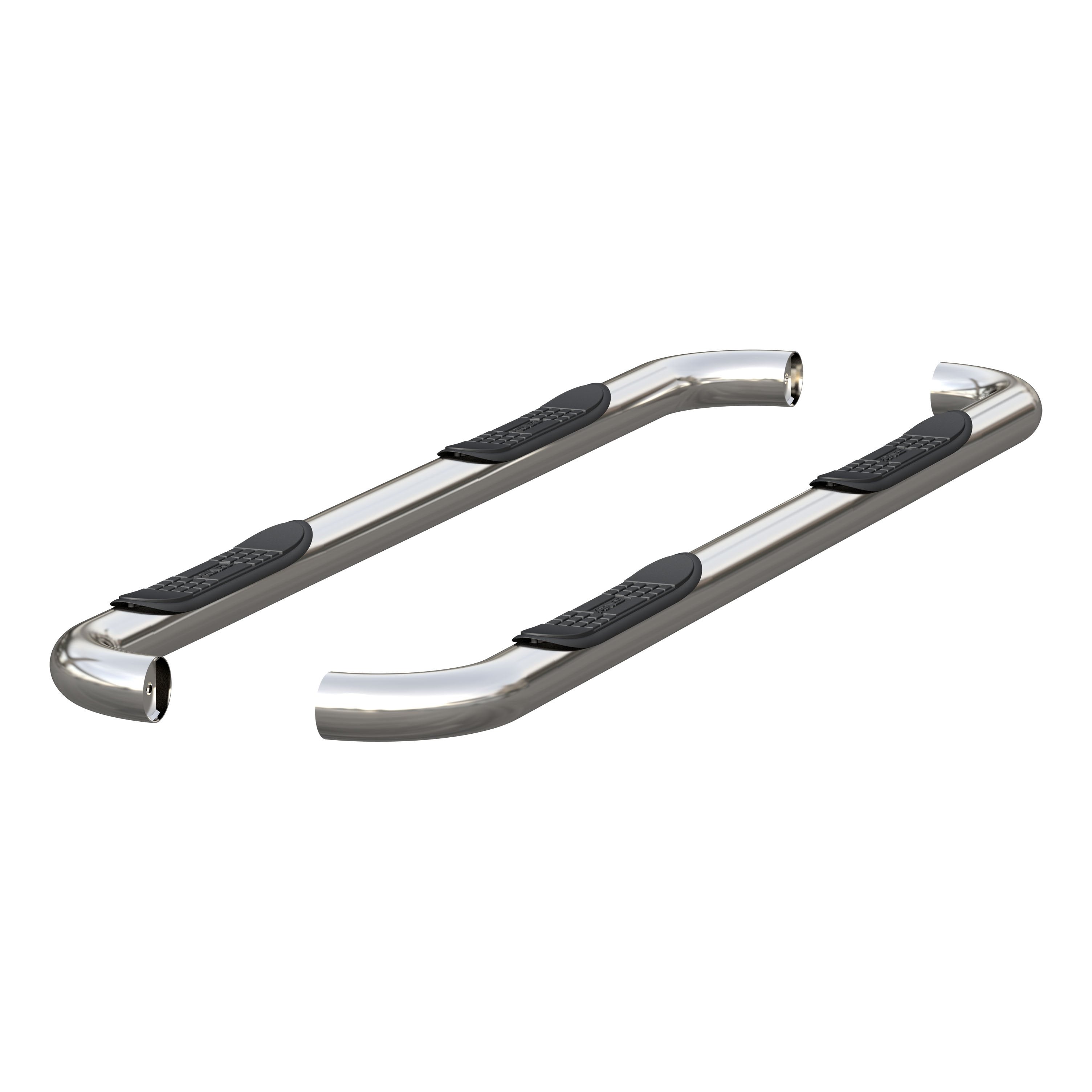 ARIES 3" Round Polished Stainless Side Bars, 2019-2026 Ram 2500/3500