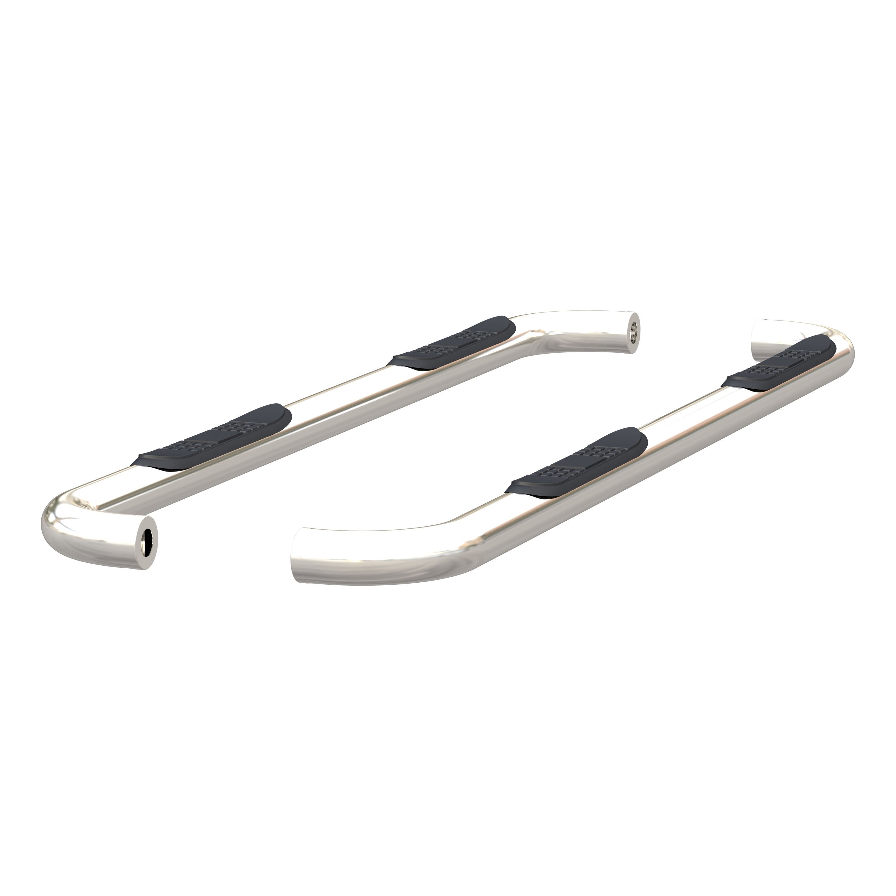 ARIES 3" Round Polished Stainless Side Bars, 2019-2026 Ram 1500