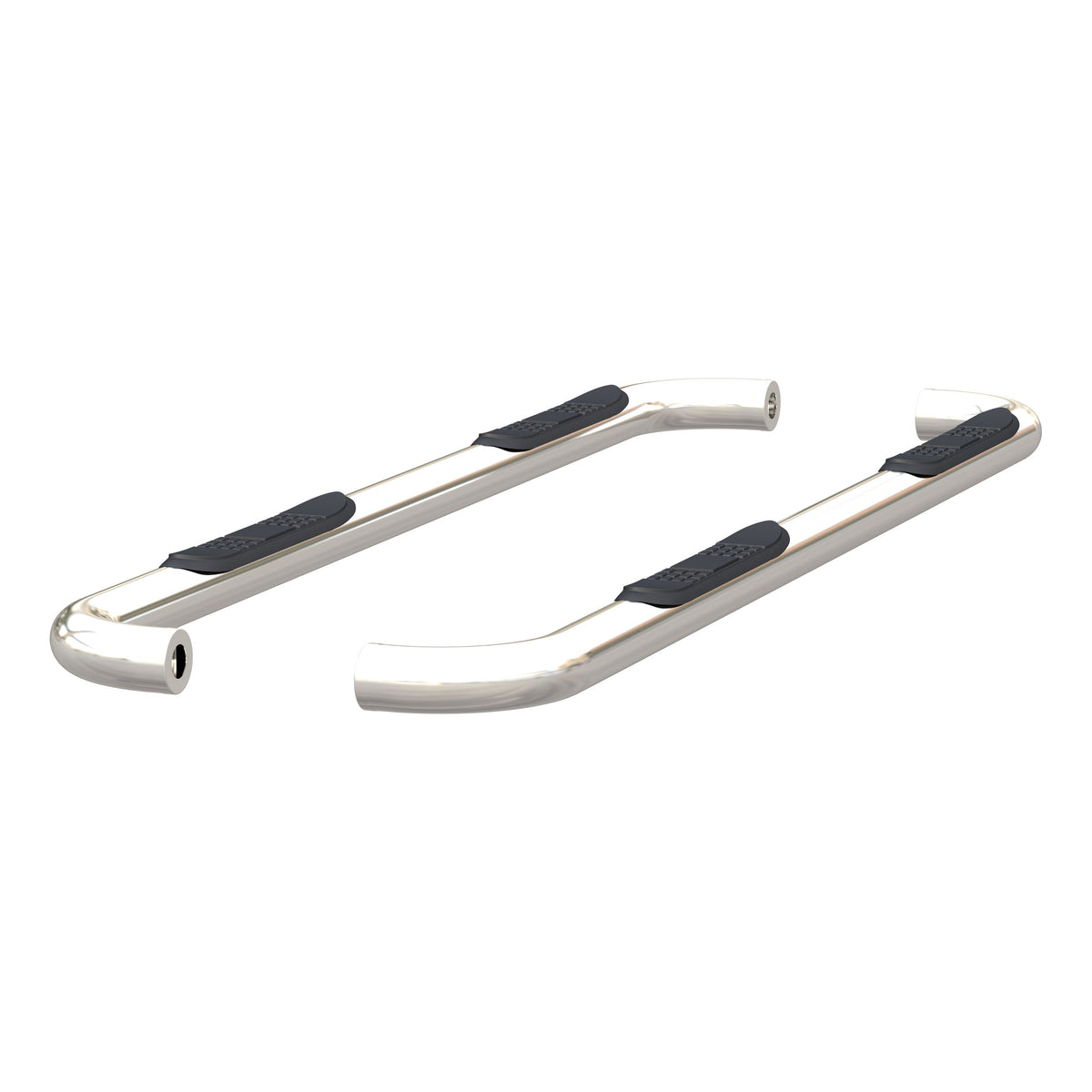 ARIES 3" Round Polished Stainless Side Bars, 2019-2026 Ram 1500
