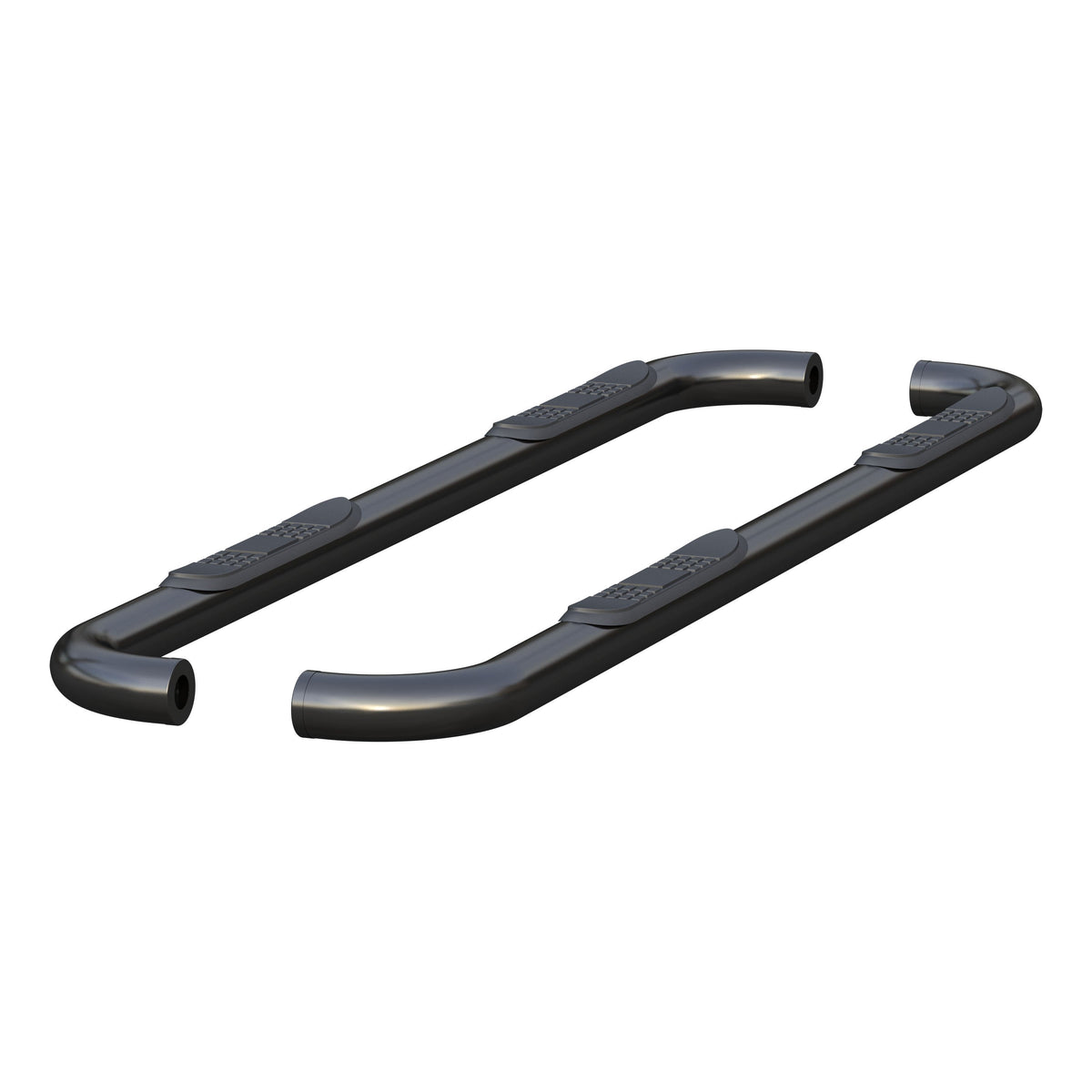 ARIES 3" Round Black Steel Side Bars, 2019-2026 Ram 1500