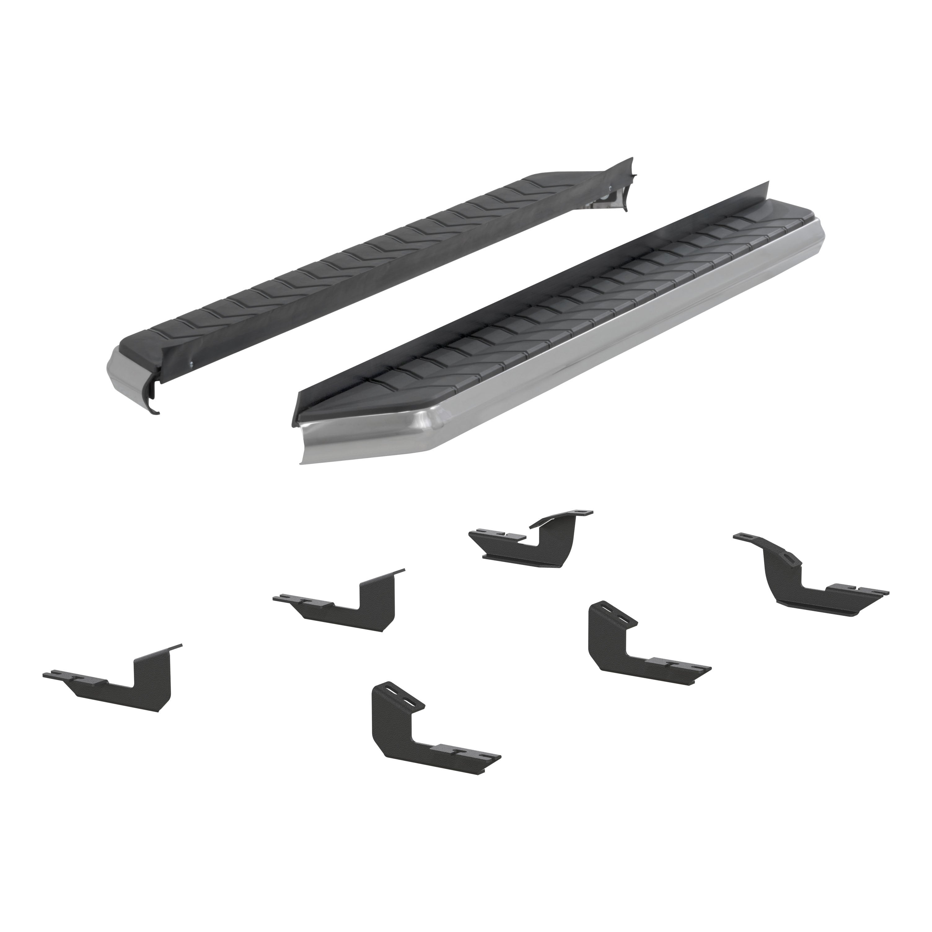 ARIES AeroTread 5" x 67" Polished Stainless Running Boards, 2014-2024 Toyota 4Runner