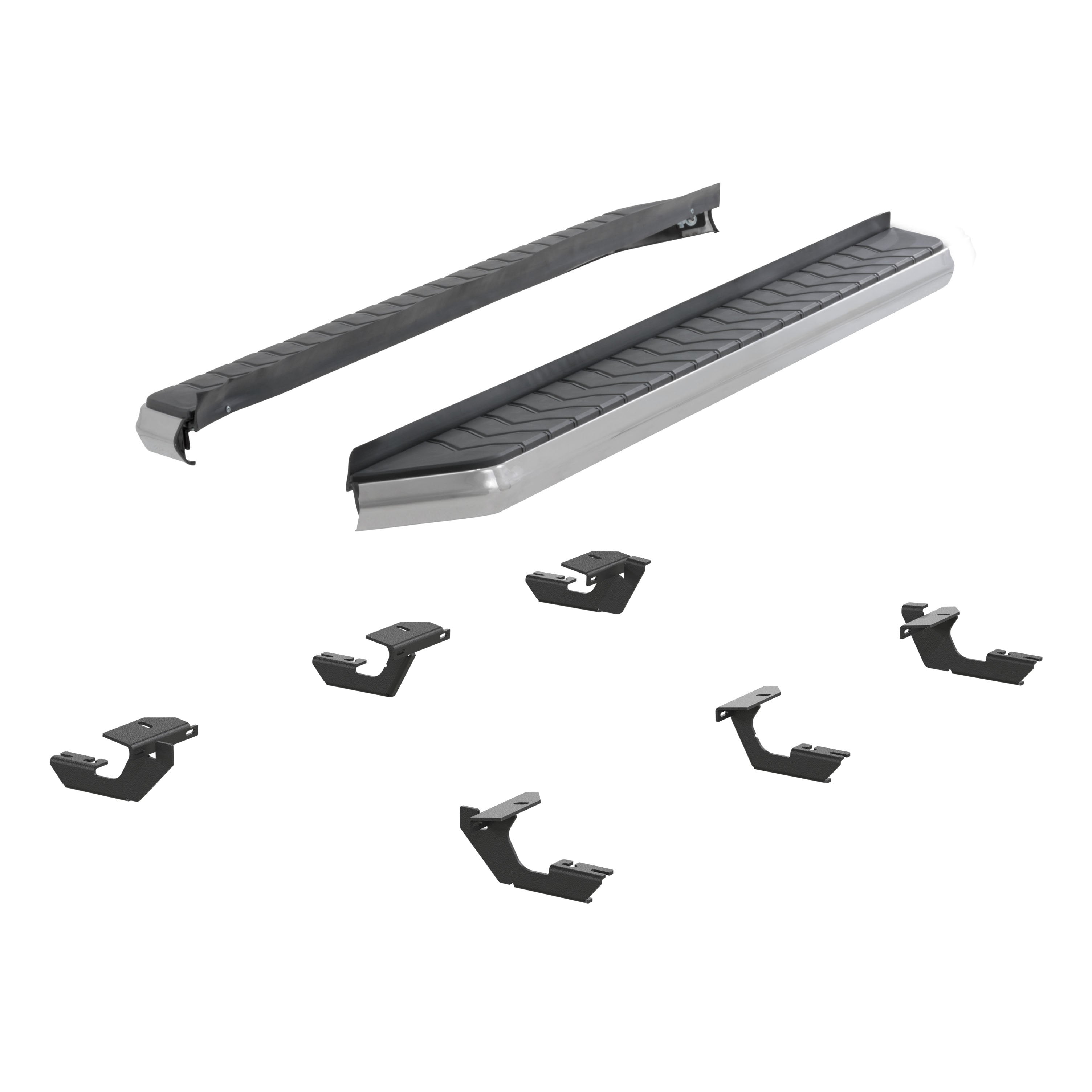 ARIES AeroTread 5" x 73" Polished Stainless Running Boards, 2011-2026 Dodge Durango
