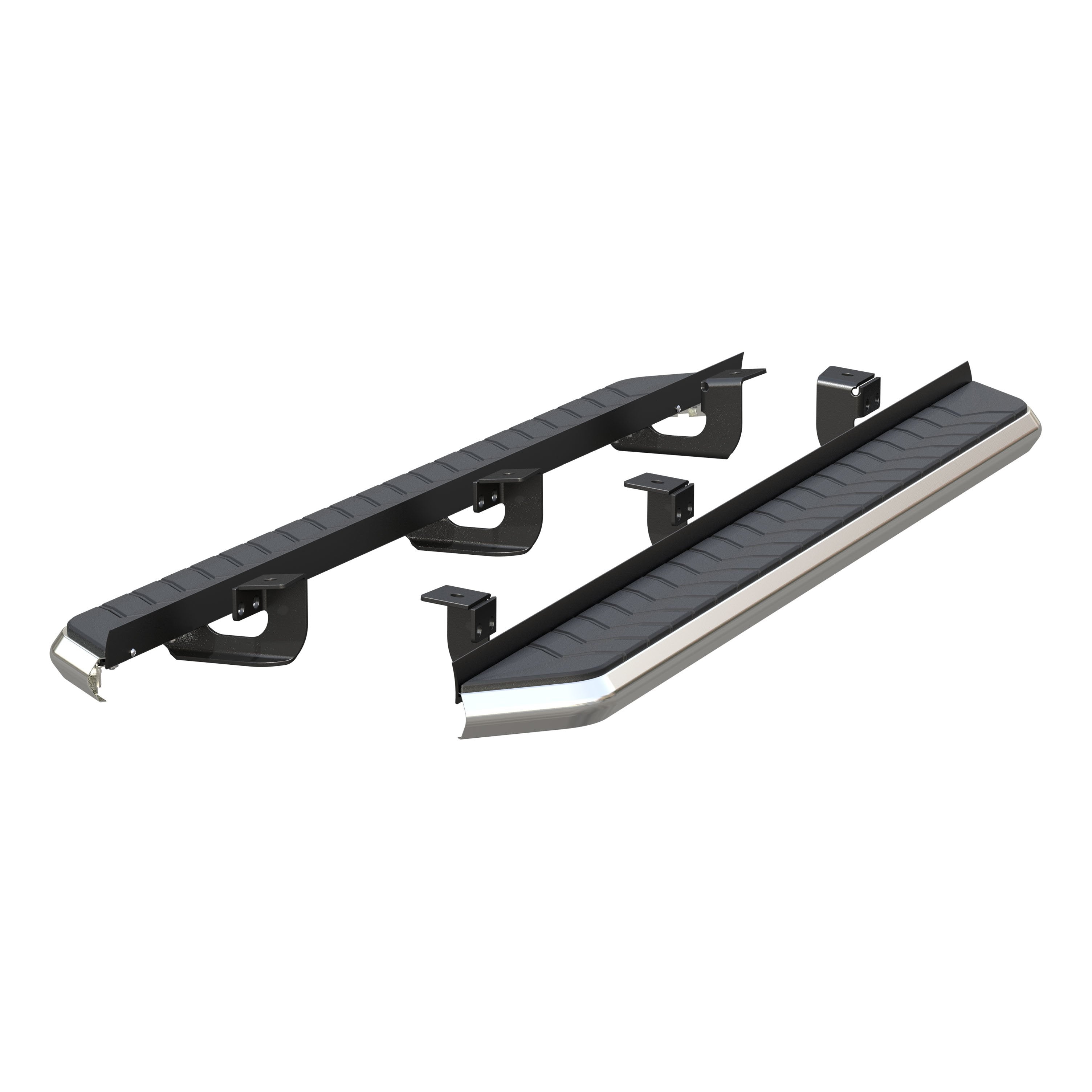 ARIES AeroTread 5" x 73" Polished Stainless Running Boards, 2020-2026 Ford Explorer
