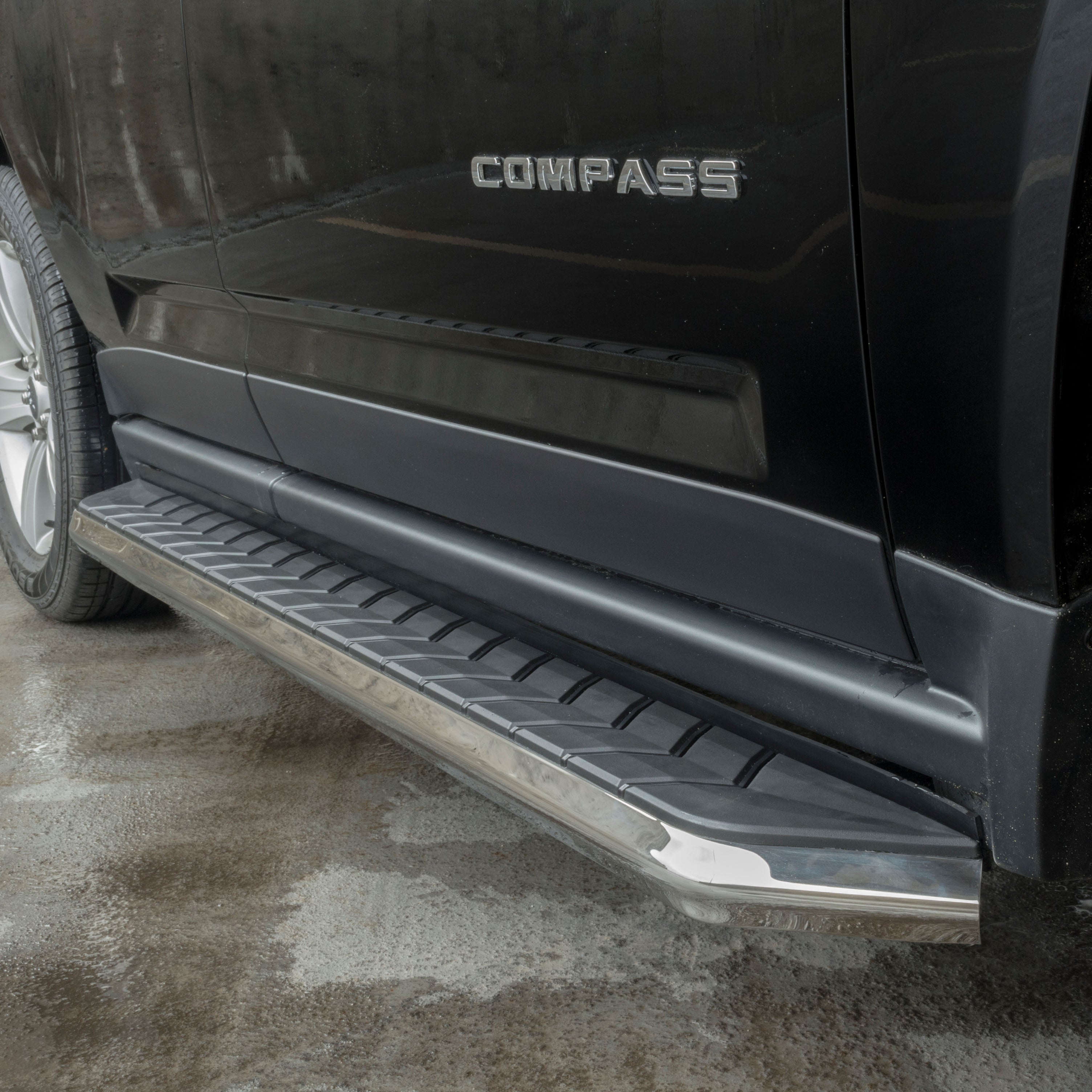ARIES AeroTread 5" x 67" Polished Stainless Running Boards (No Brackets), 2014-2024 Toyota 4Runner