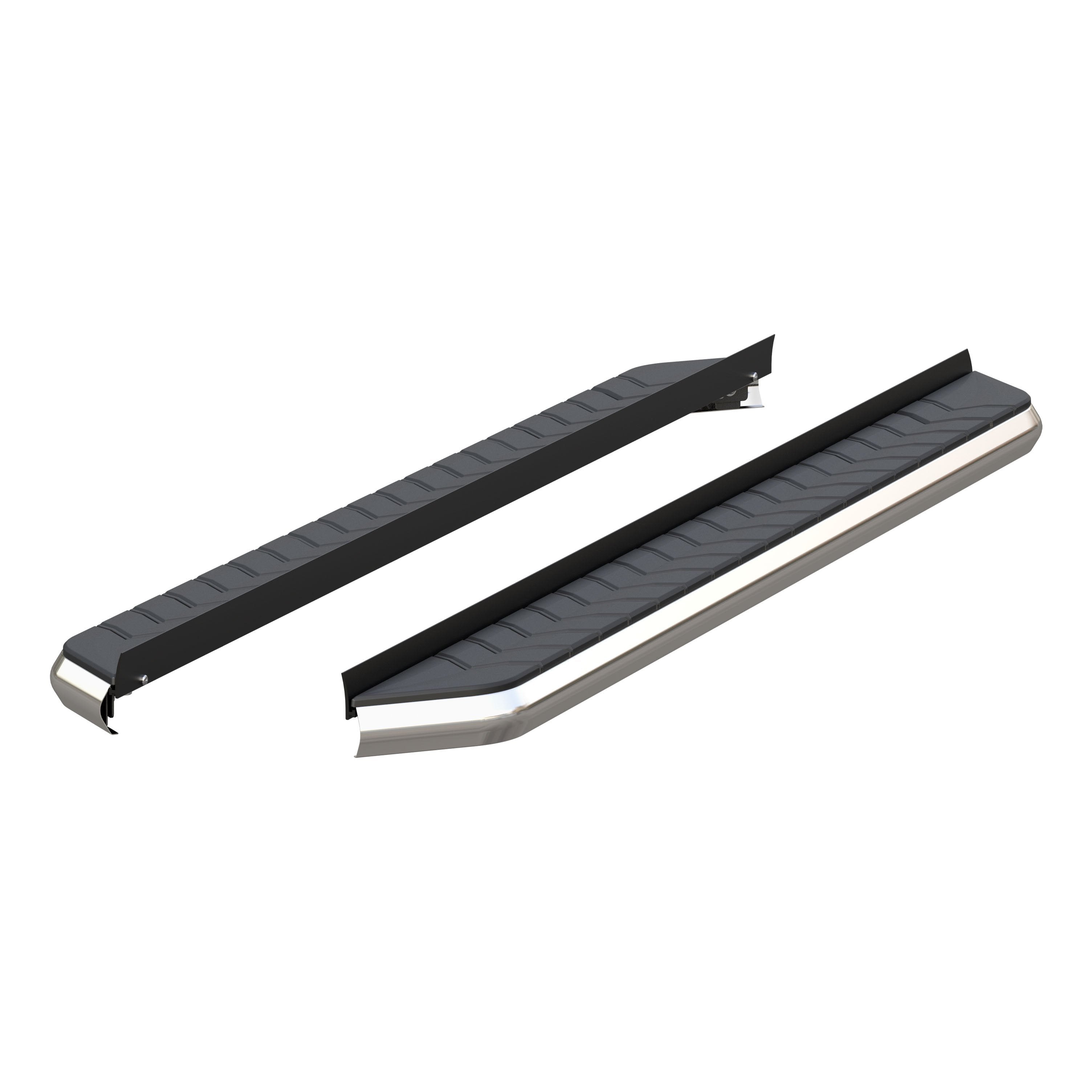 ARIES AeroTread 5" x 70" Polished Stainless Running Boards (No Brackets), 2014-2024 Toyota 4Runner