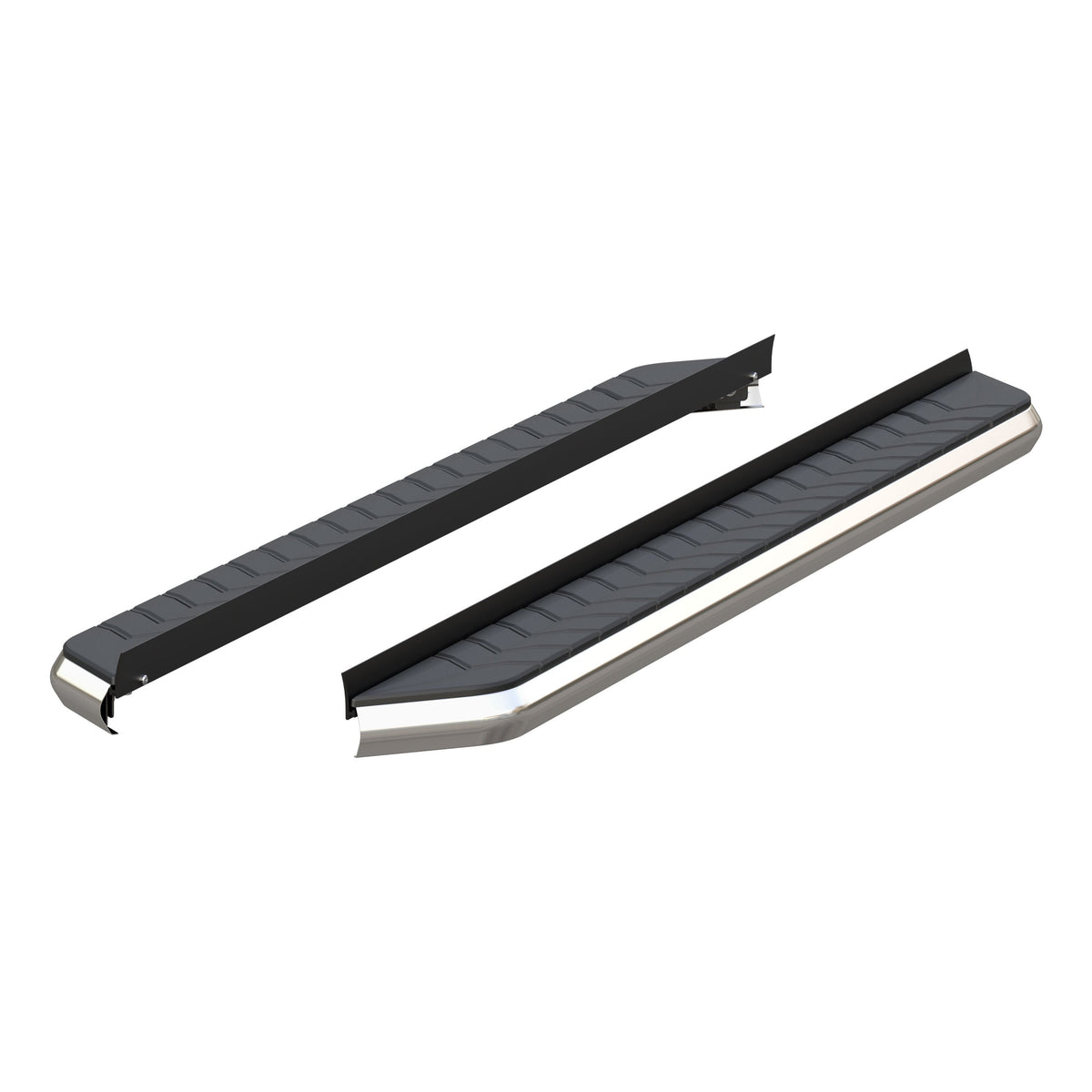 ARIES AeroTread 5" x 70" Polished Stainless Running Boards (No Brackets), 2014-2024 Toyota 4Runner