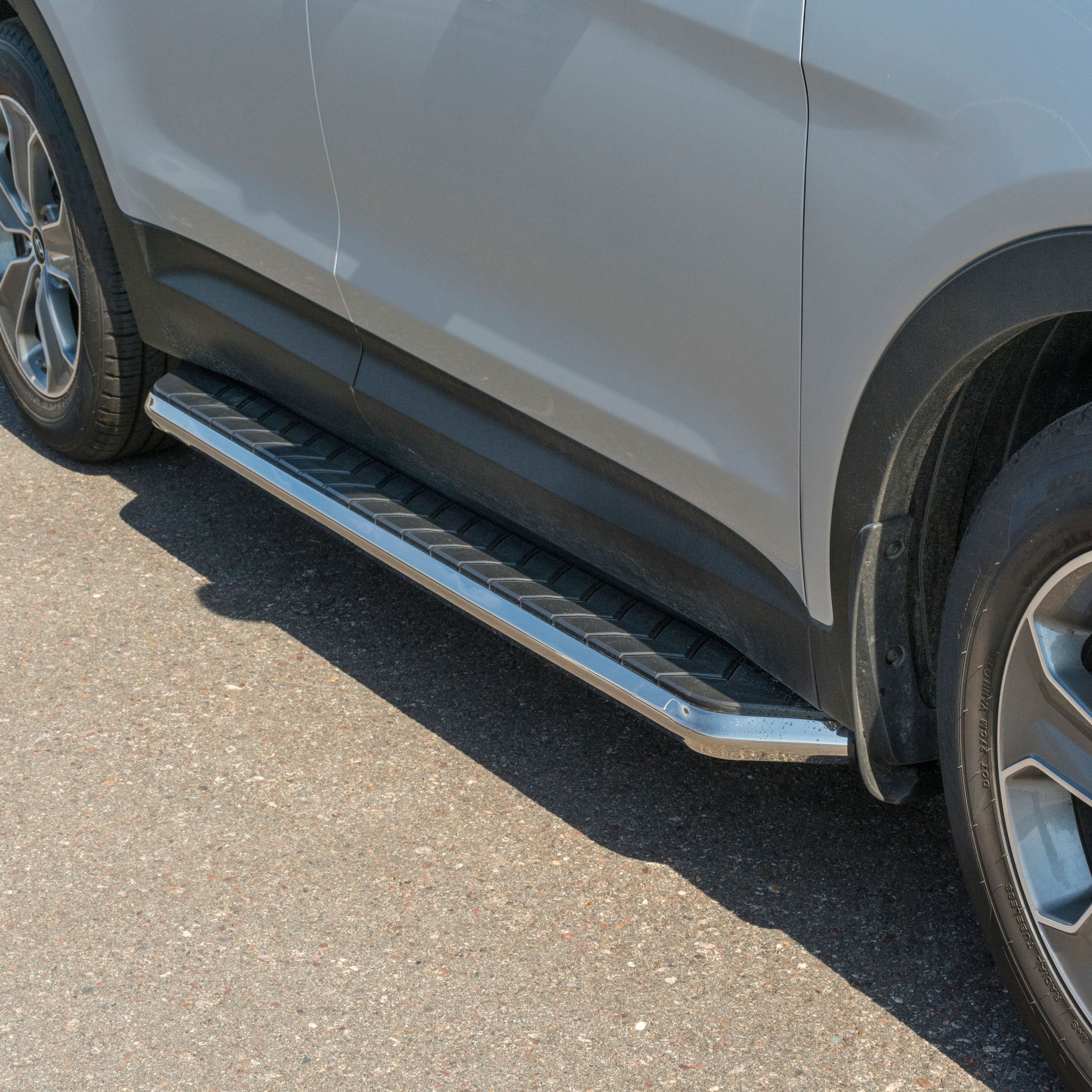 ARIES AeroTread 5" x 70" Polished Stainless Running Boards (No Brackets), 2014-2024 Toyota 4Runner
