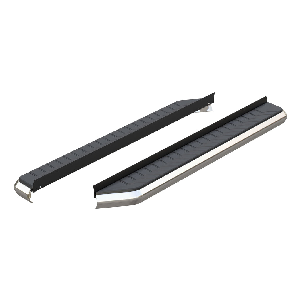 ARIES AeroTread 5" x 73" Polished Stainless Running Boards (No Brackets), 2011-2026 Dodge Durango, 2020-2026 Ford Explorer