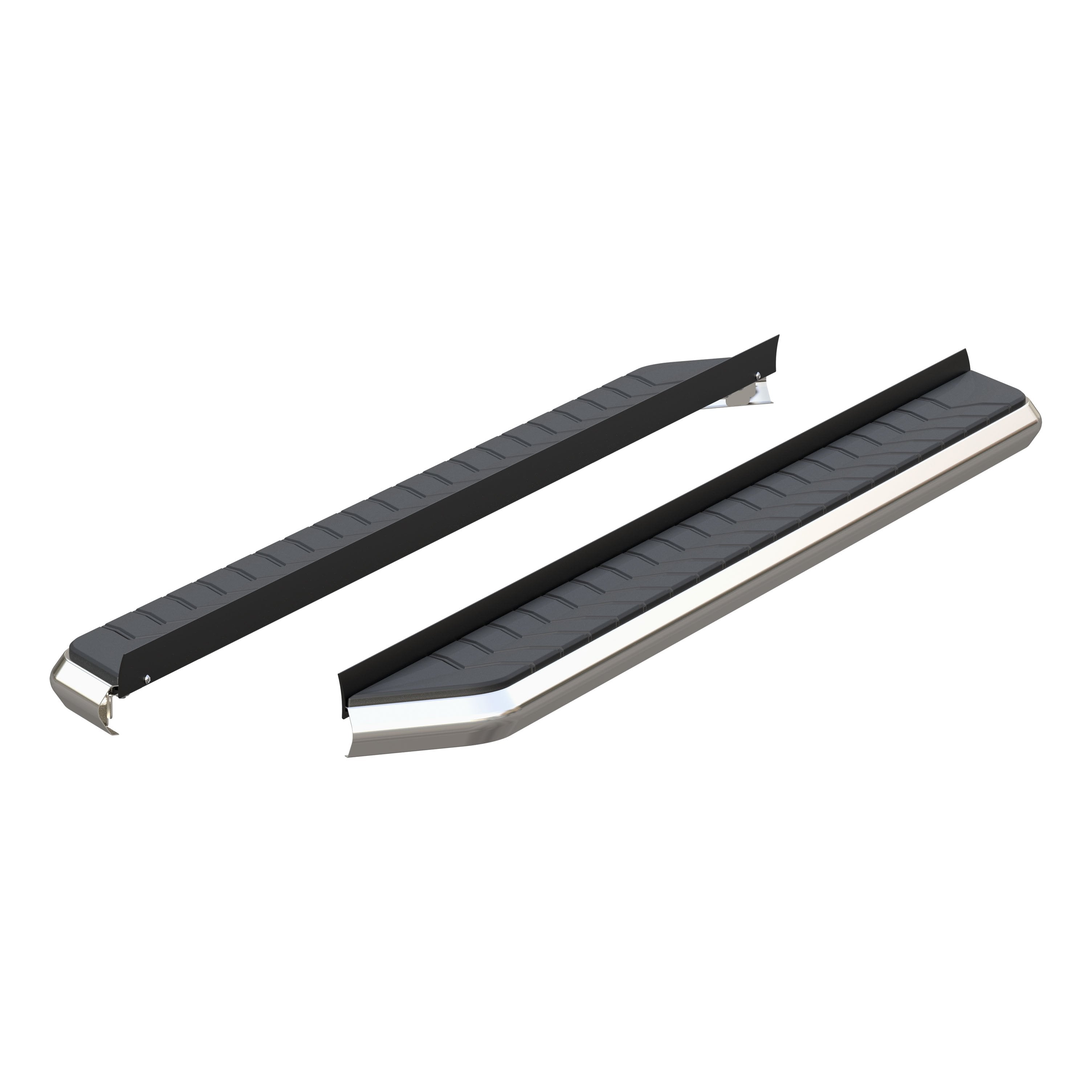 ARIES AeroTread 5" x 73" Polished Stainless Running Boards (No Brackets), 2011-2026 Dodge Durango, 2020-2026 Ford Explorer
