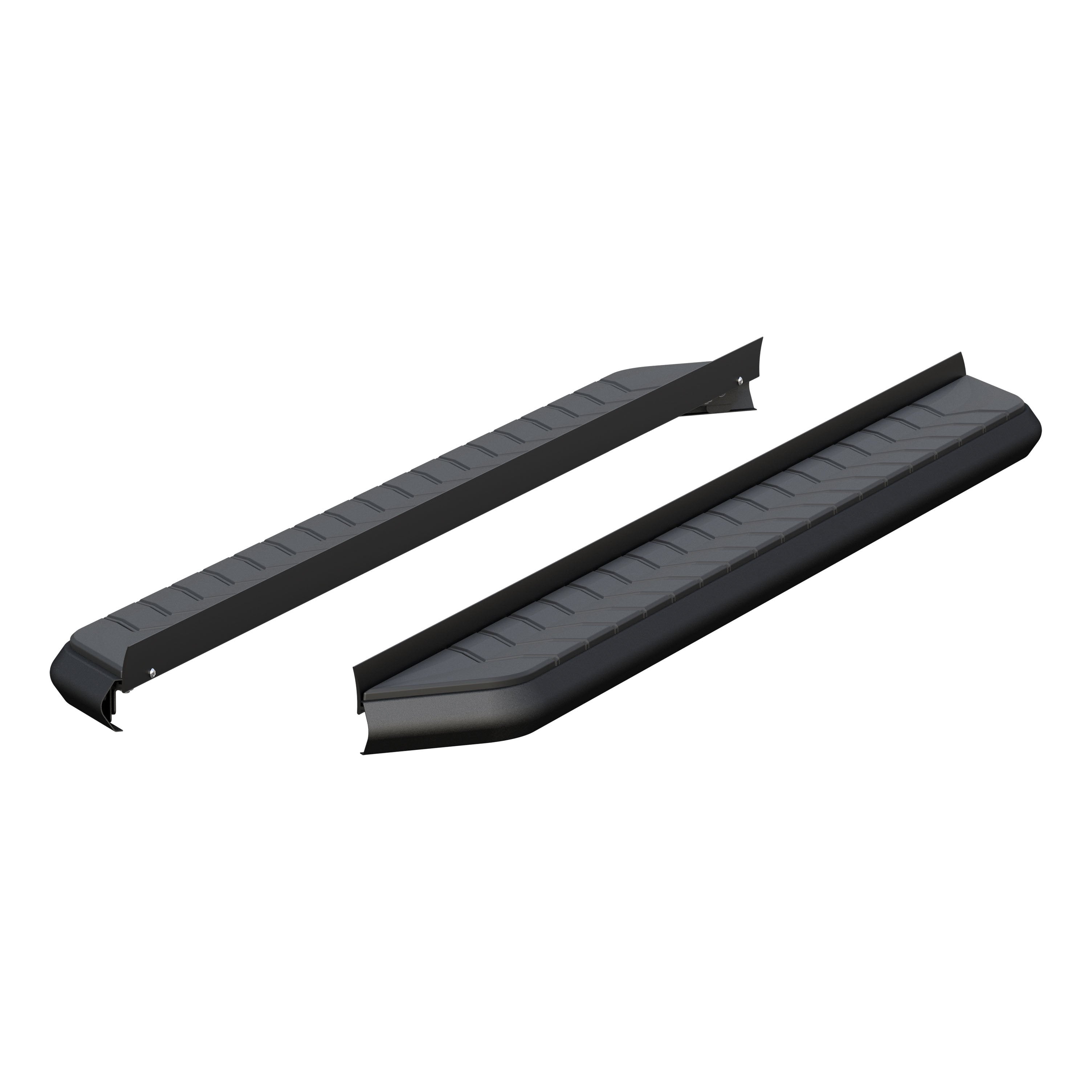 ARIES AeroTread 5" x 67" Black Stainless Running Boards (No Brackets), 2014-2024 Toyota 4Runner