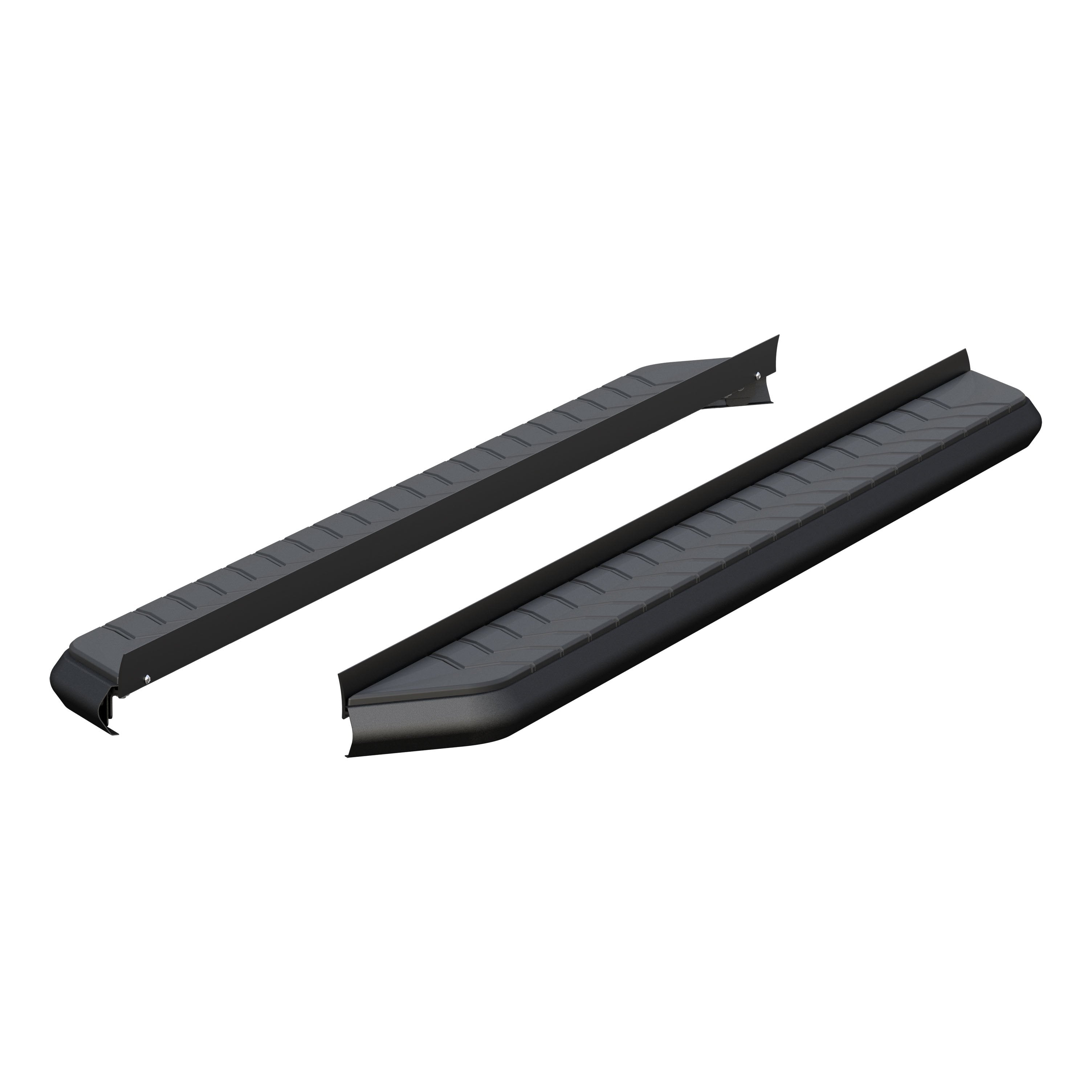 ARIES AeroTread 5" x 73" Black Stainless Running Boards (No Brackets), 2011-2026 Dodge Durango, 2020-2026 Ford Explorer