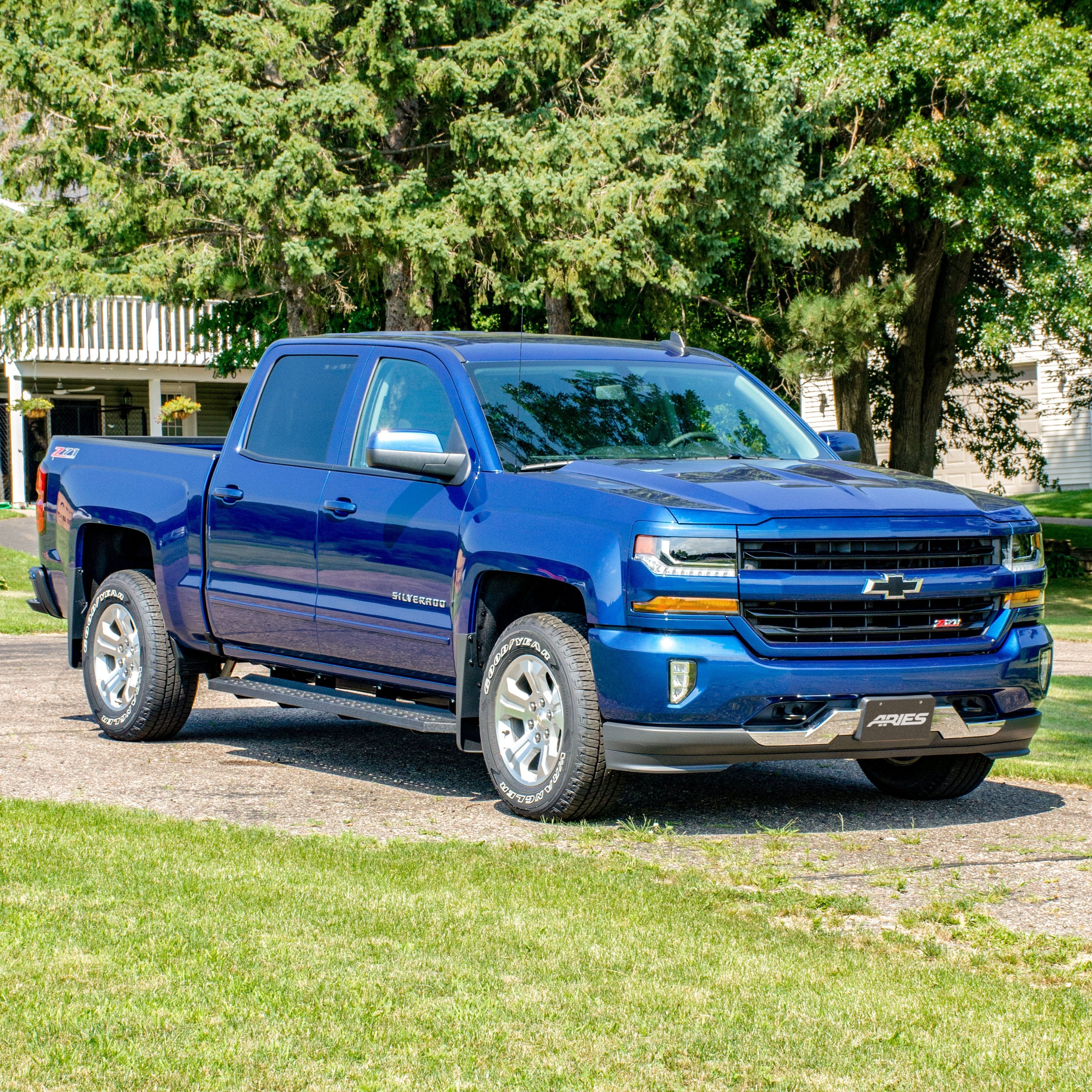 ARIES RidgeStep 6-1/2" x 75" Running Boards, 2019 Chevy/GMC Silverado/Sierra 1500 LD/Limited