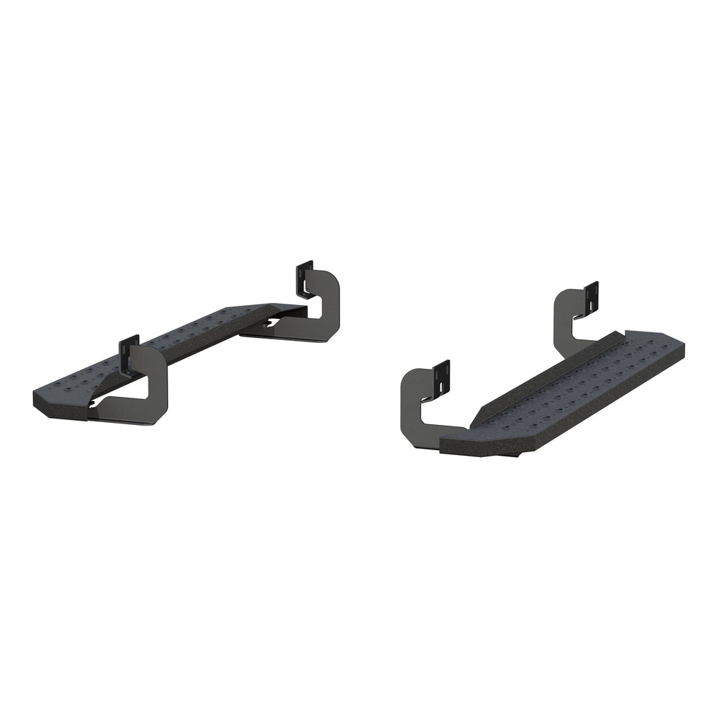 ARIES RidgeStep 6-1/2" x 53" Black Steel Running Boards, 2009-2014 Ford F-150