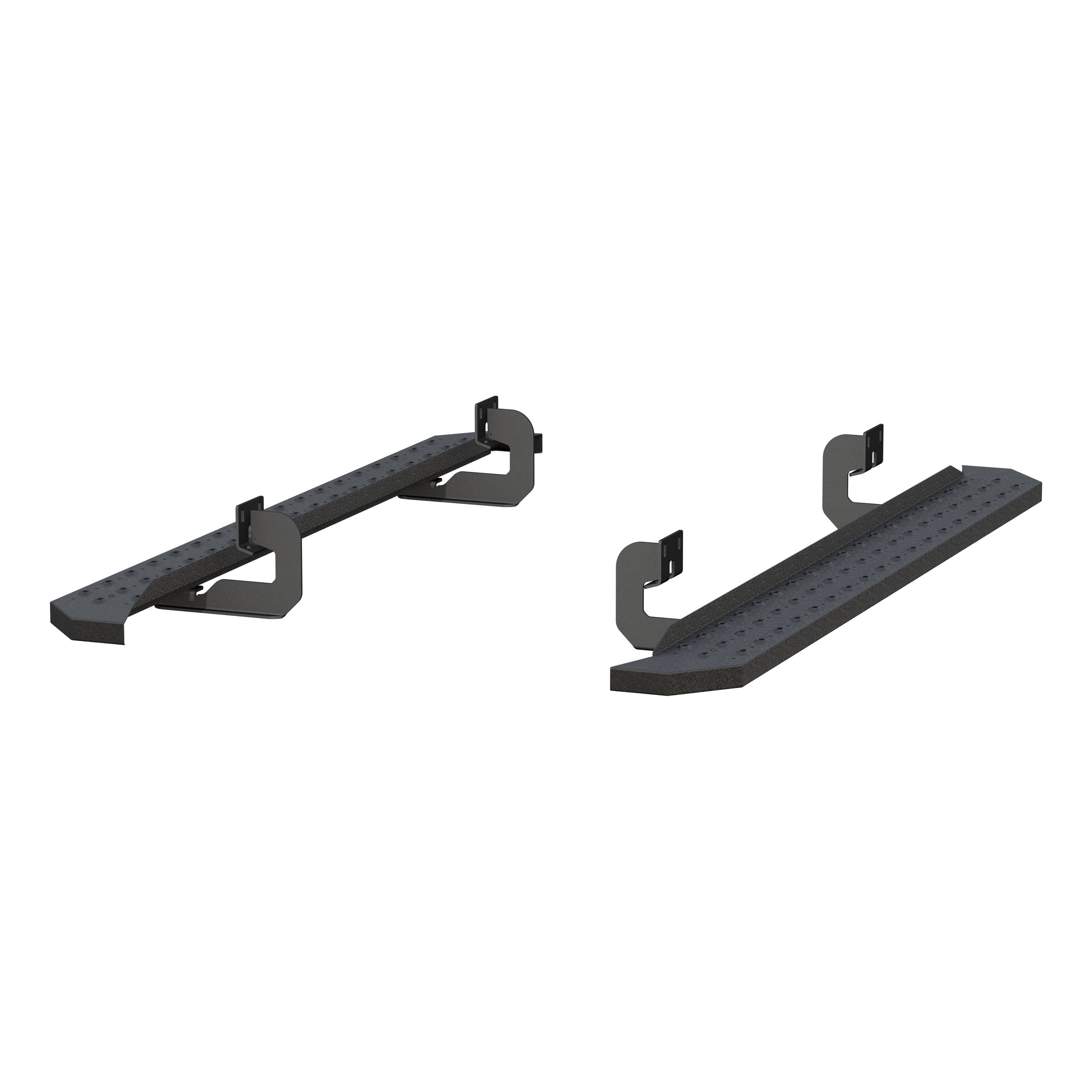 ARIES RidgeStep 6-1/2" x 75" Black Steel Running Boards, 2009-2014 Ford F-150